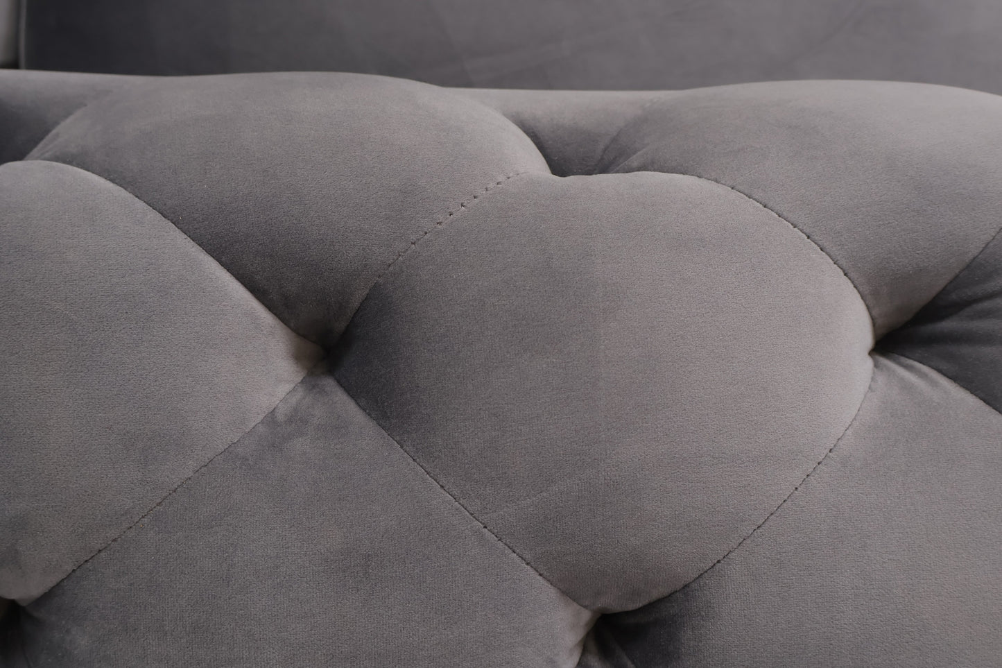 Nyrenset | Grå/lilla Bella lenestol i velur