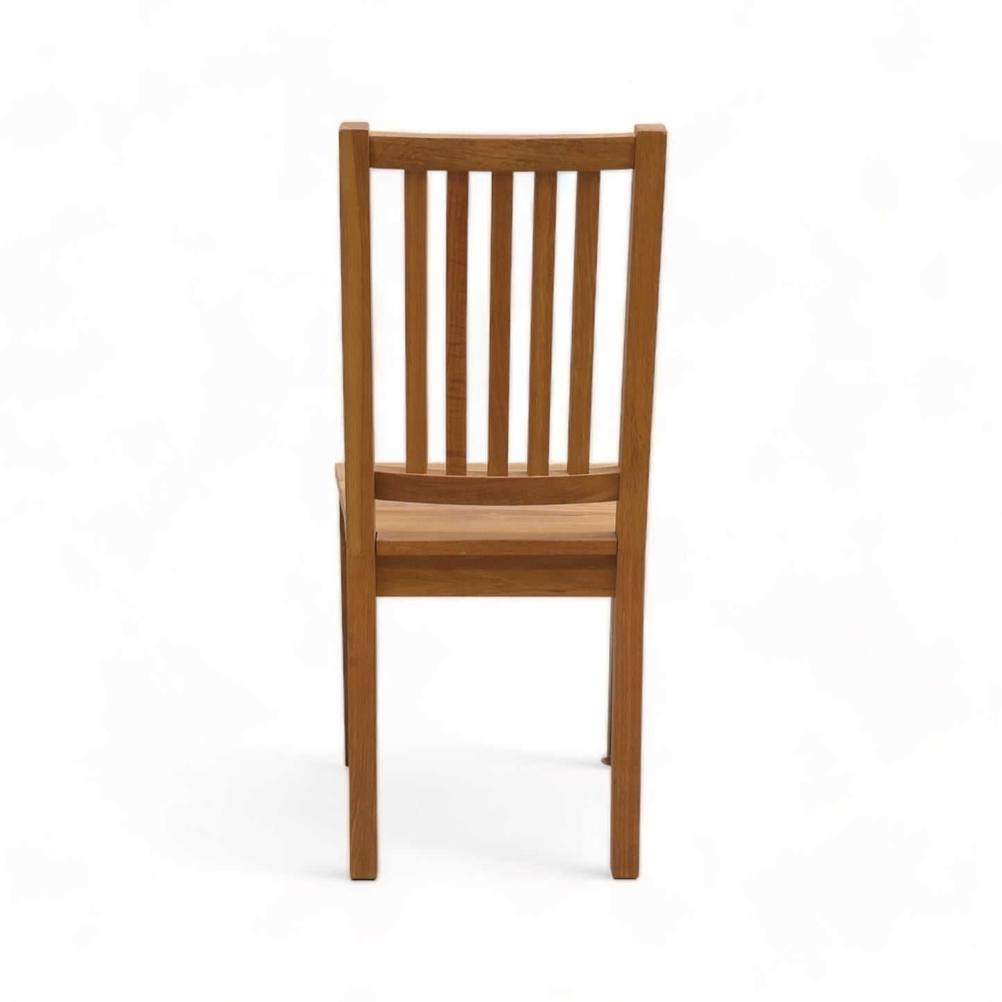 Utmerket tilstand | Enkel trestol med fem stk spiler i ryggen