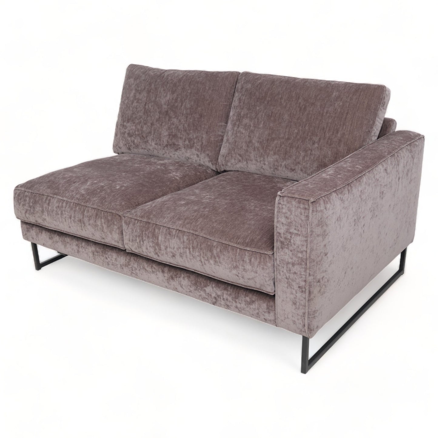 Helt nytt | Mørk grå/brun Ashford 2-seter sofa/modulsofa