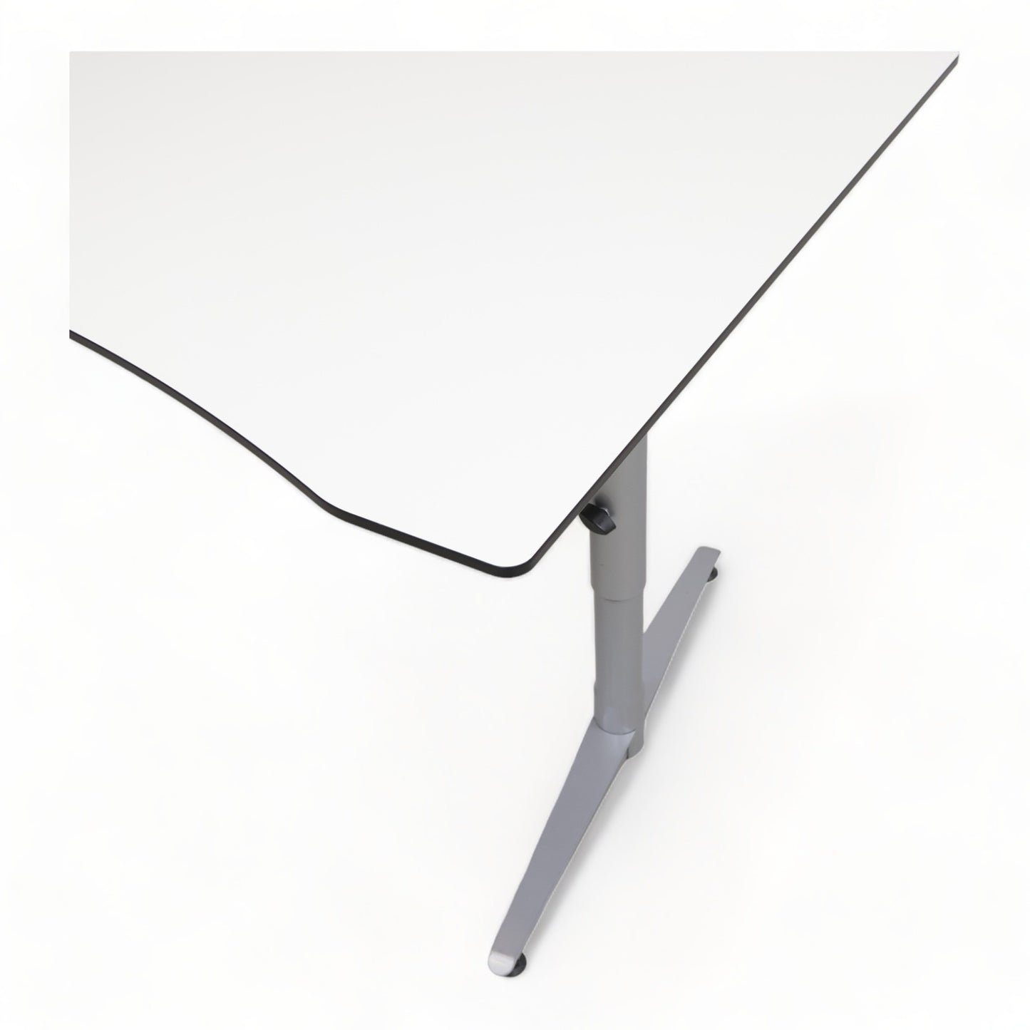 Kvalitetssikret | Manuell hev/senk skrivebord, 140x90 cm
