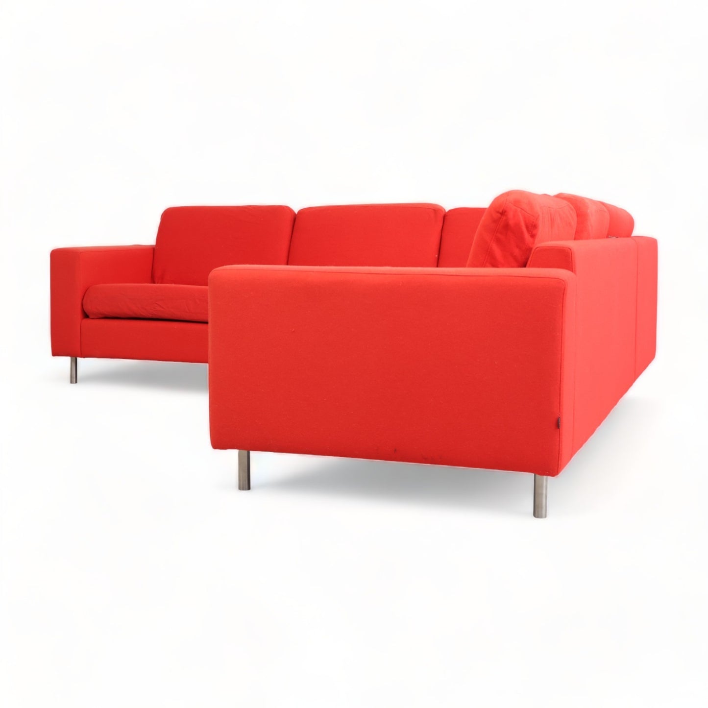 Nyrenset | Rød Bolia Scandinavia Hjørnesofa i ullstoff