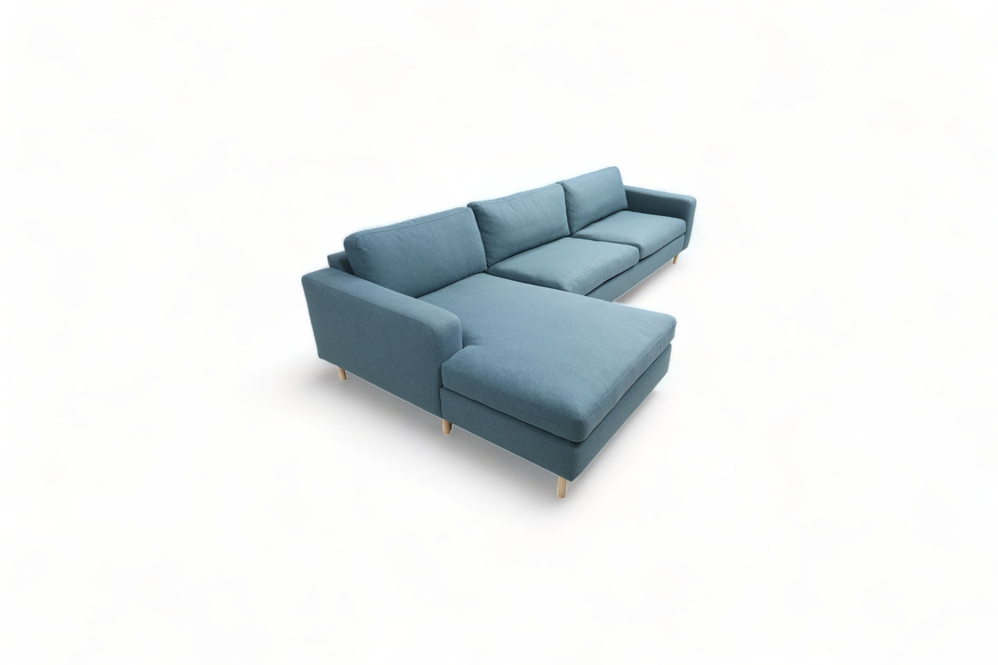 Nyrenset | Sjøgrønn Bolia Scandinavia 4. pers sjeselongsofa