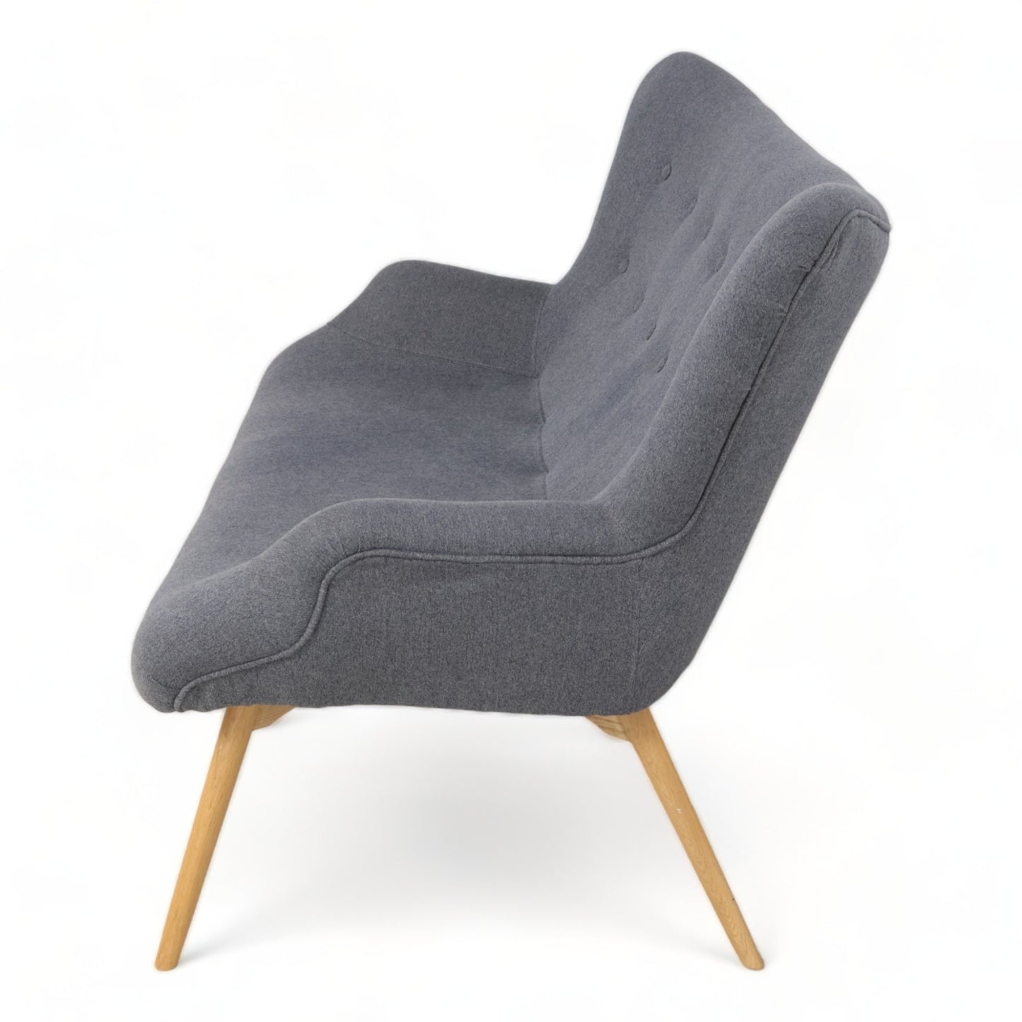 Nyrenset | Mørk grå Jysk Ejerslev 2-seter sofa - Secundo