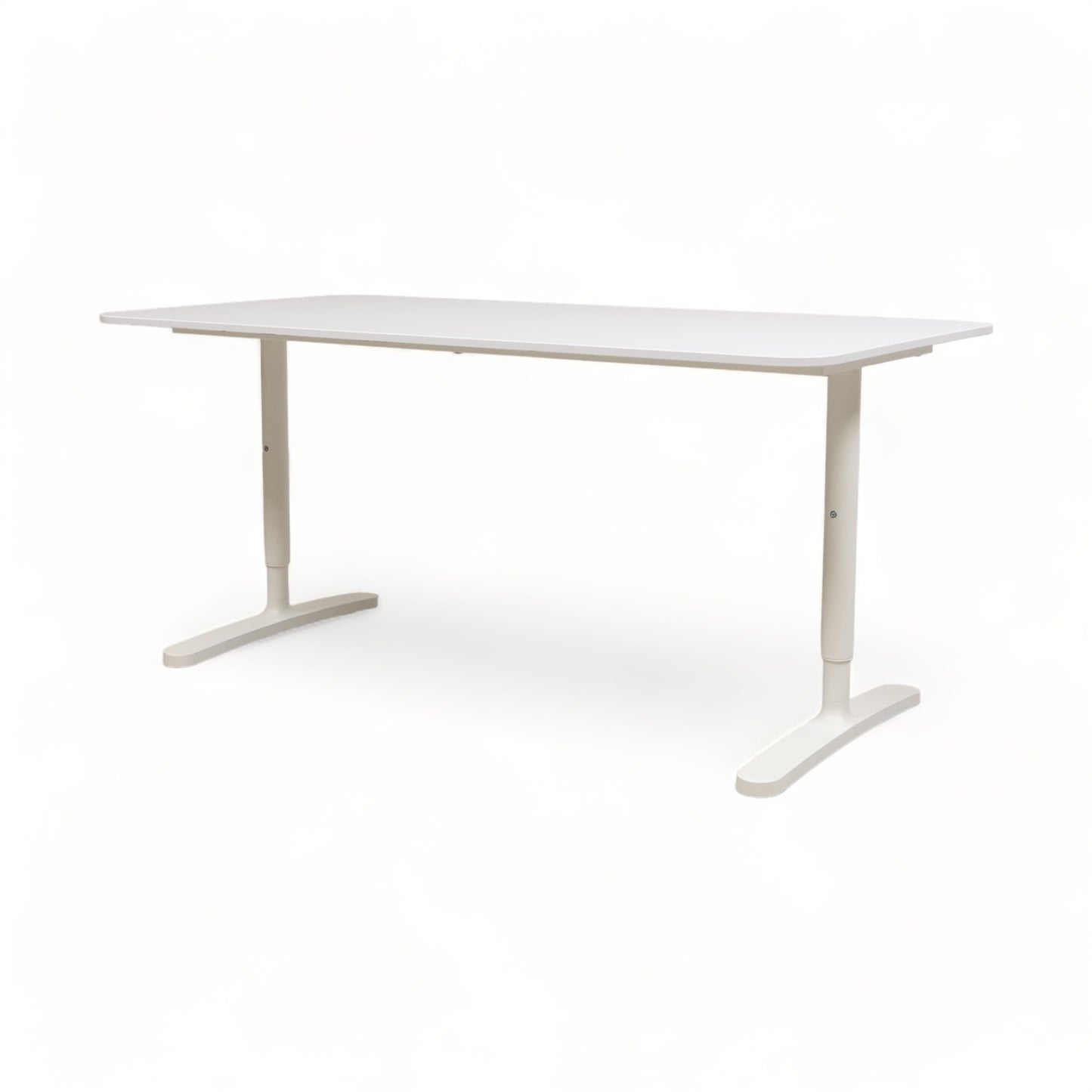 Kvalitetssikret | 160x80, IKEA Bekant manuell hev/senk skrivebord