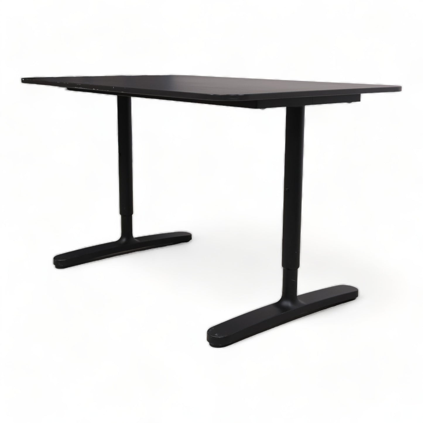 Kvalitetssikret | 120×80, IKEA Bekant manuelt justerbart skrivebord