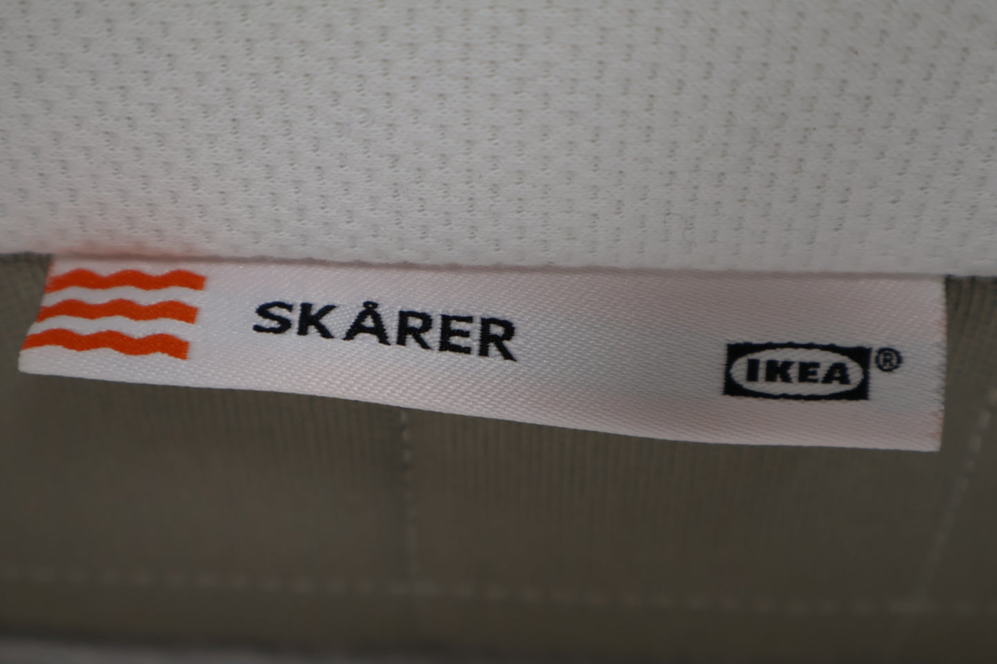 Nyrenset | Beige/grå IKEA Skårer 120x200 seng med Tussøy overmadrass