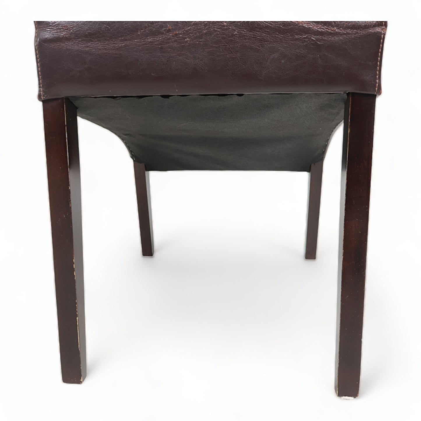 Nyrenset | Spisestol i brunt skinn