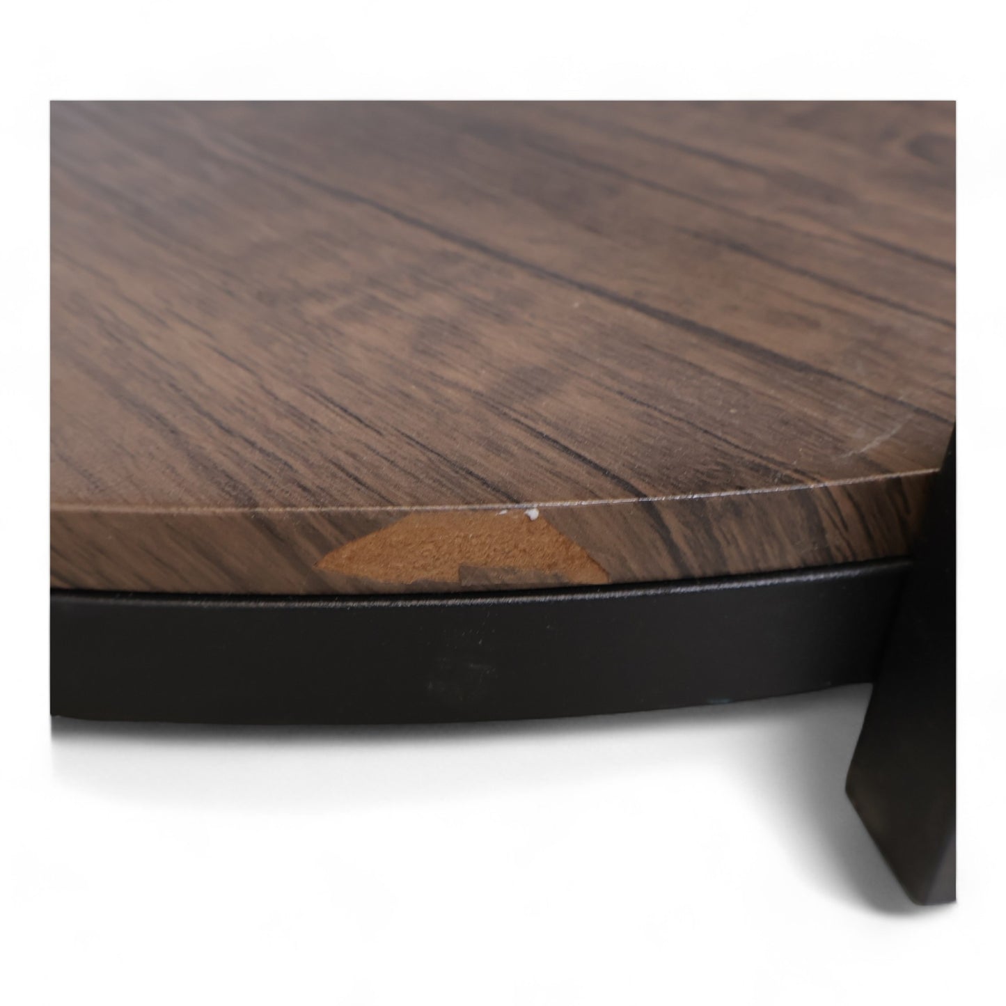 Kvalitetssikret | Mørk brun og sort Wellington salongbord fra A-Møbler