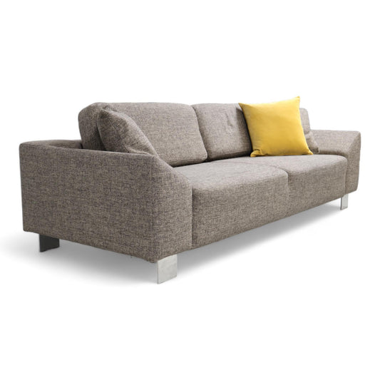 Nyrenset | Brun 3-seter sofa