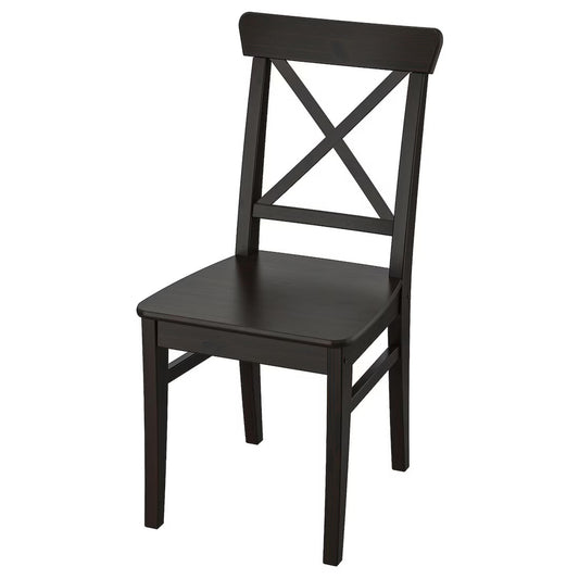 Nyrenset | IKEA Ingolf stol i brunsvart