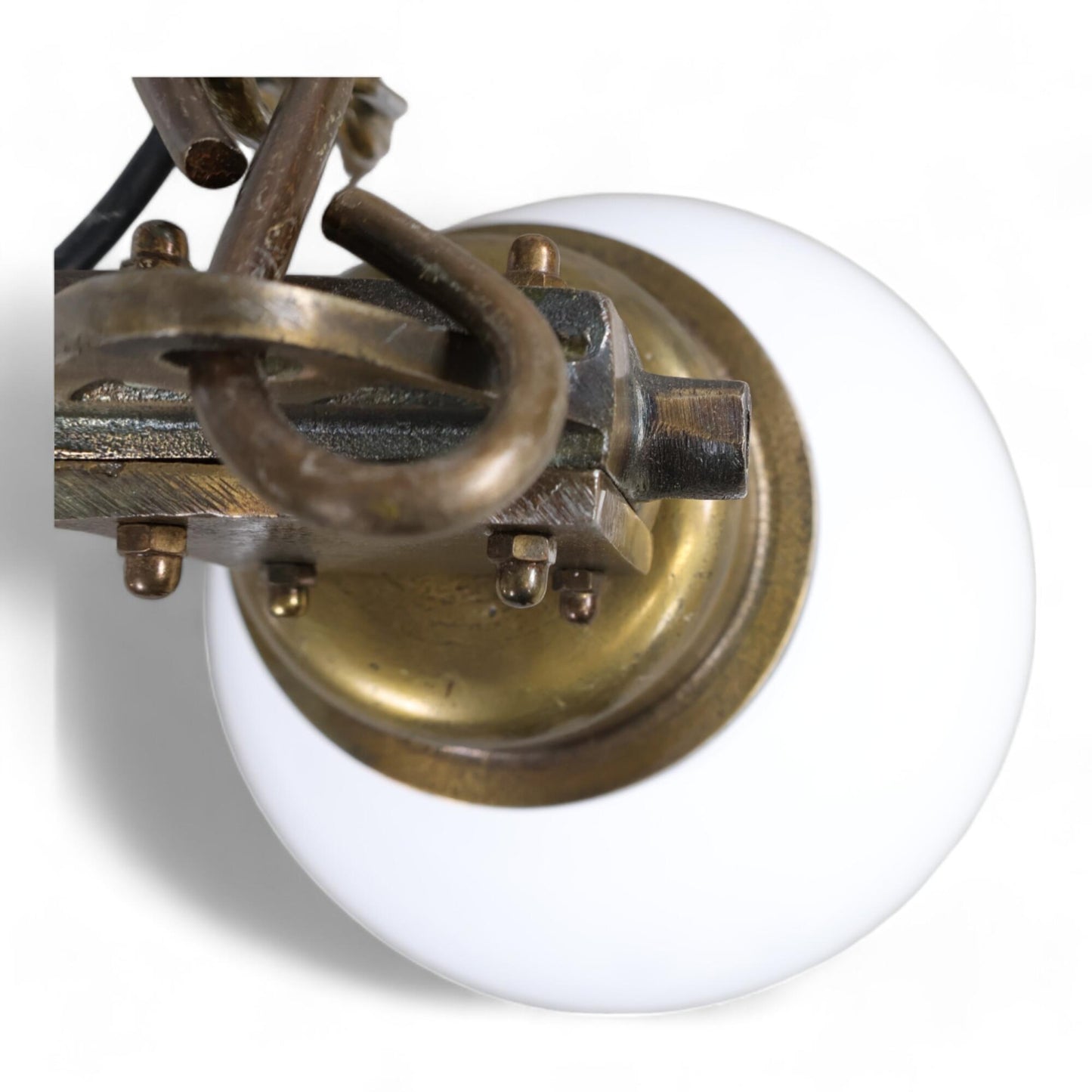 Kvalitetssikret | Manchester taklampe i hvit og bronse fra Bohus