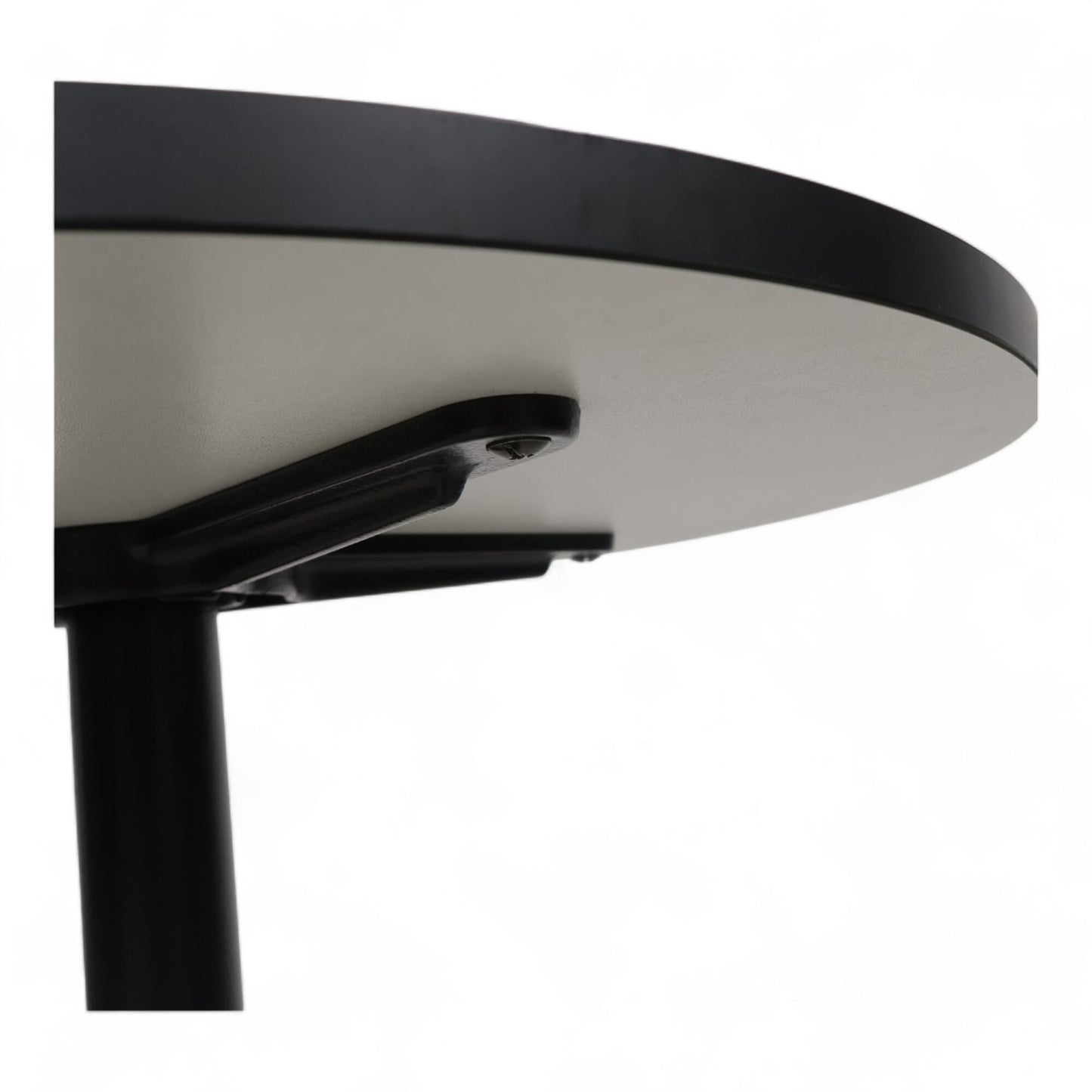 Nyrenset | Pedrali Inox style høyt rundt loungebord i sort