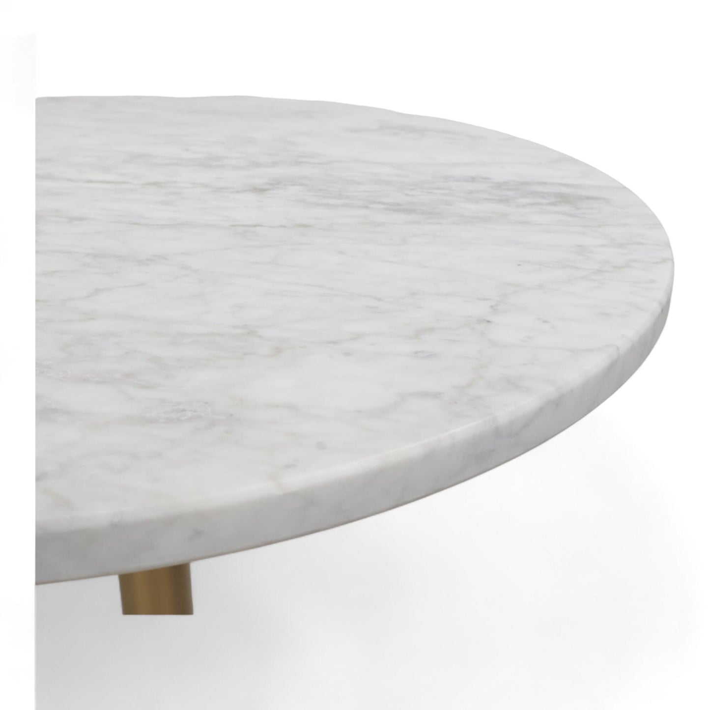 Nyrenset | Pedrali høyt bord med marmorplate og gullfot