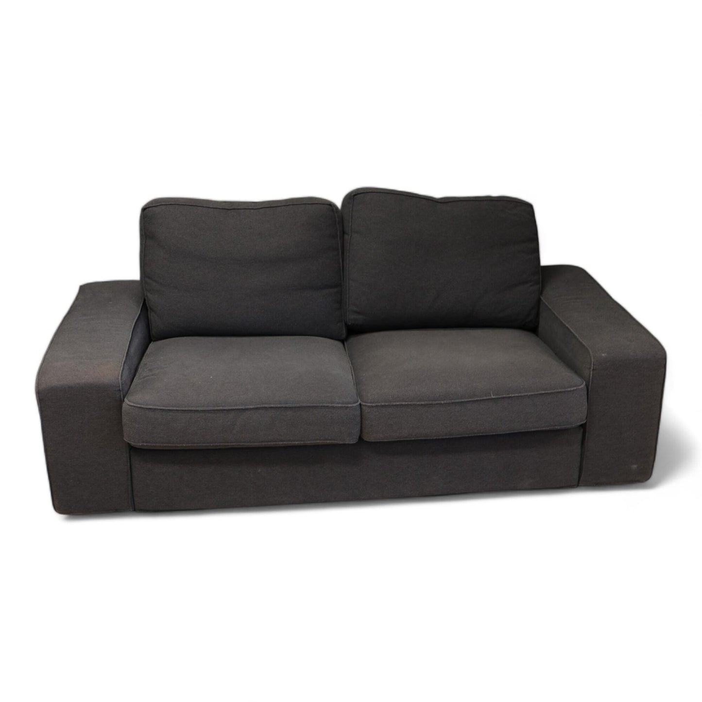 Nyrenset | IKEA KIVIK 2-seter sofa i mørk grå