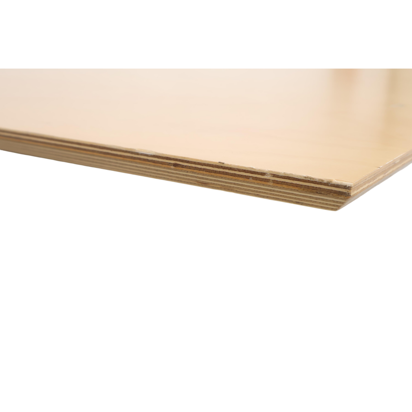 Nyrenset | Lyst sofabord med topp i tre og metallben