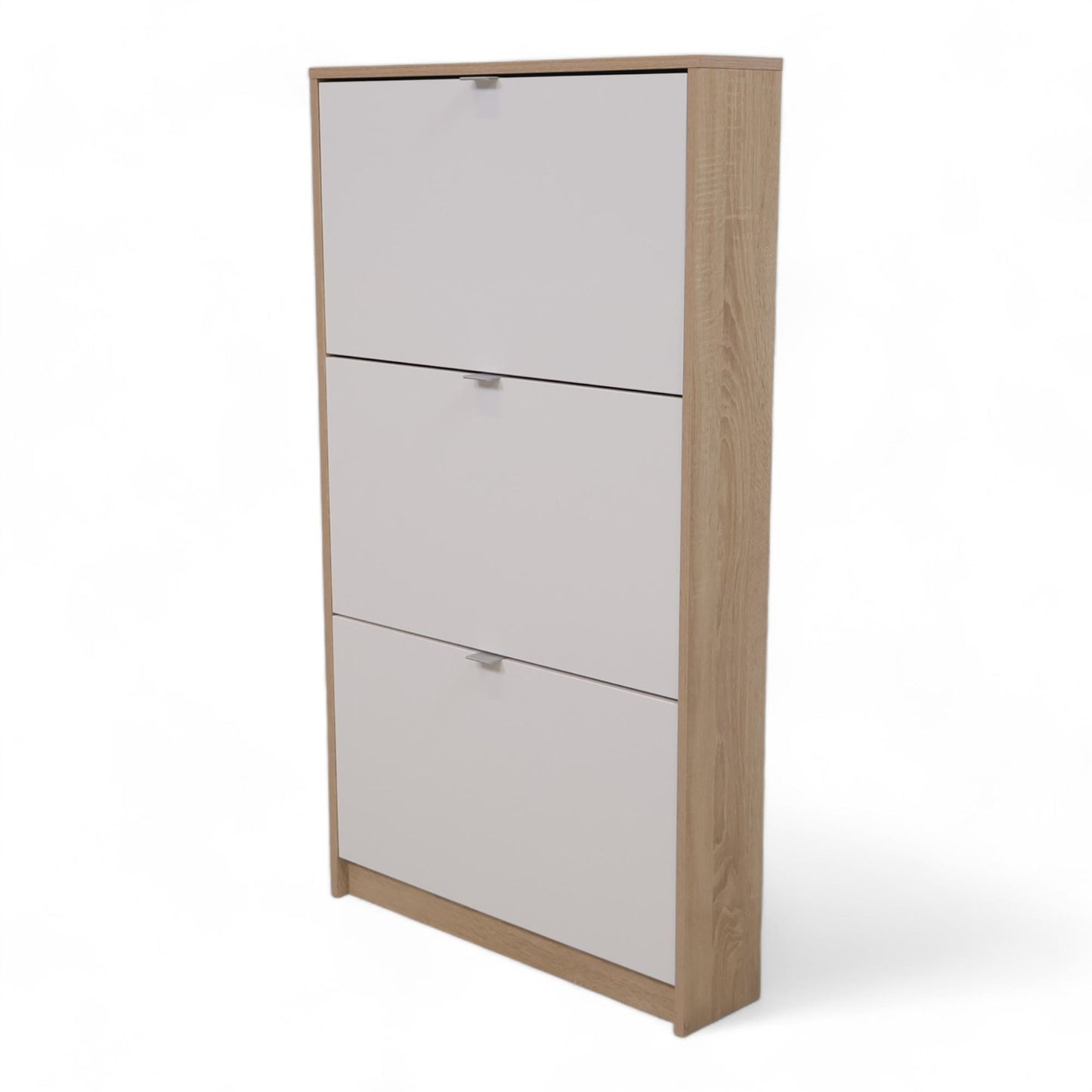 Hvit/tre skoskap fra Skeidar