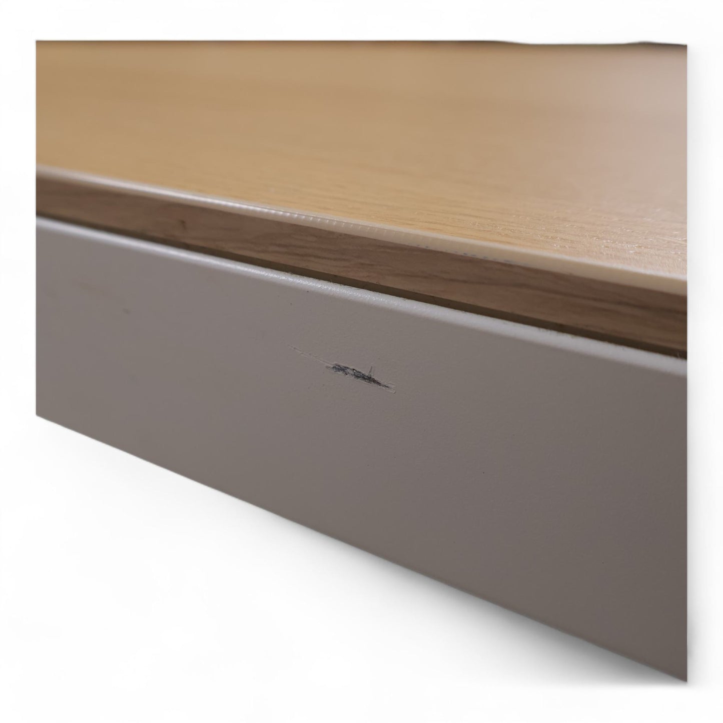 IKEA Bekant bord halvsirkel bordplate i tre