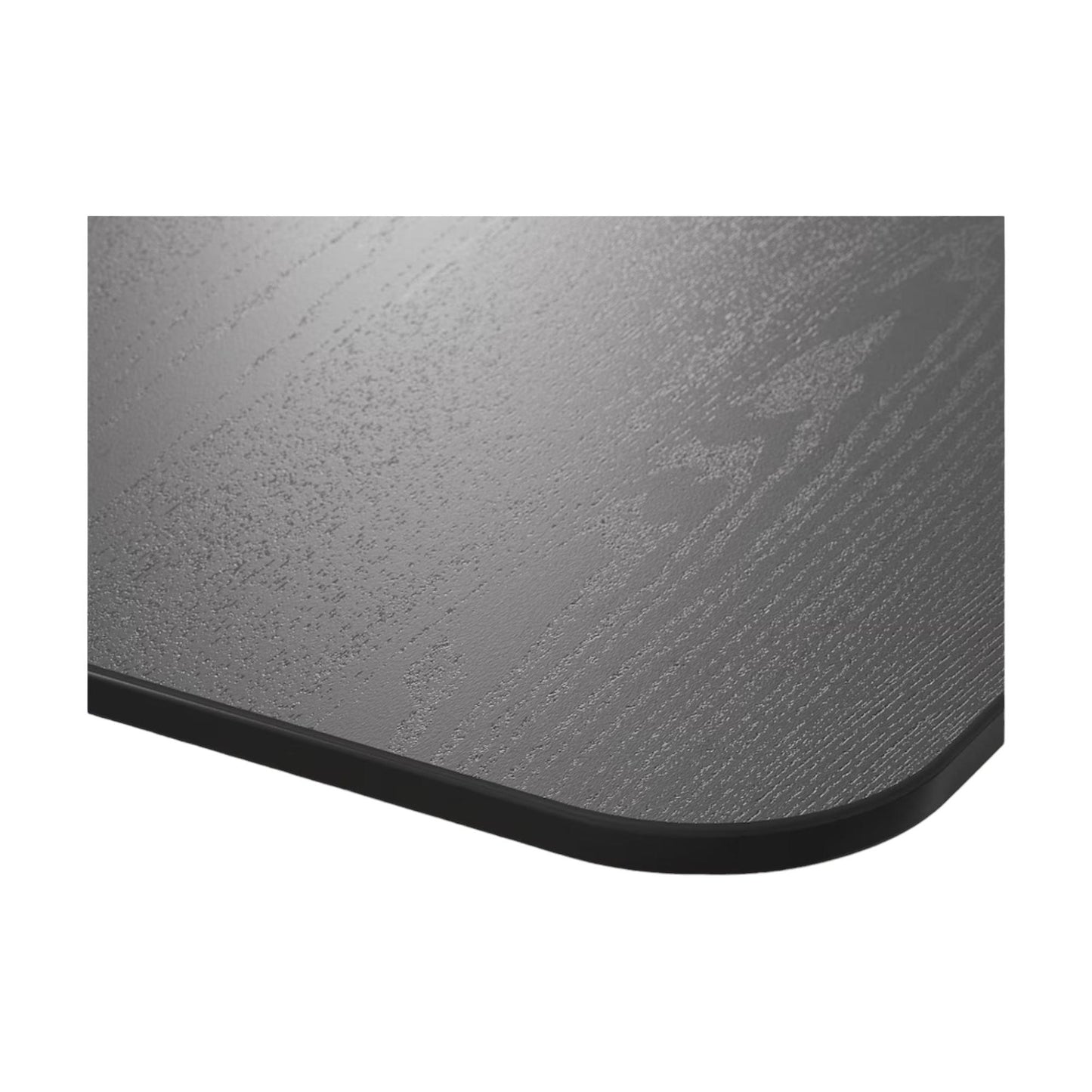 Kvalitetssikret | IKEA Bekant manuelt justerbart skrivebord med venstresving i sort