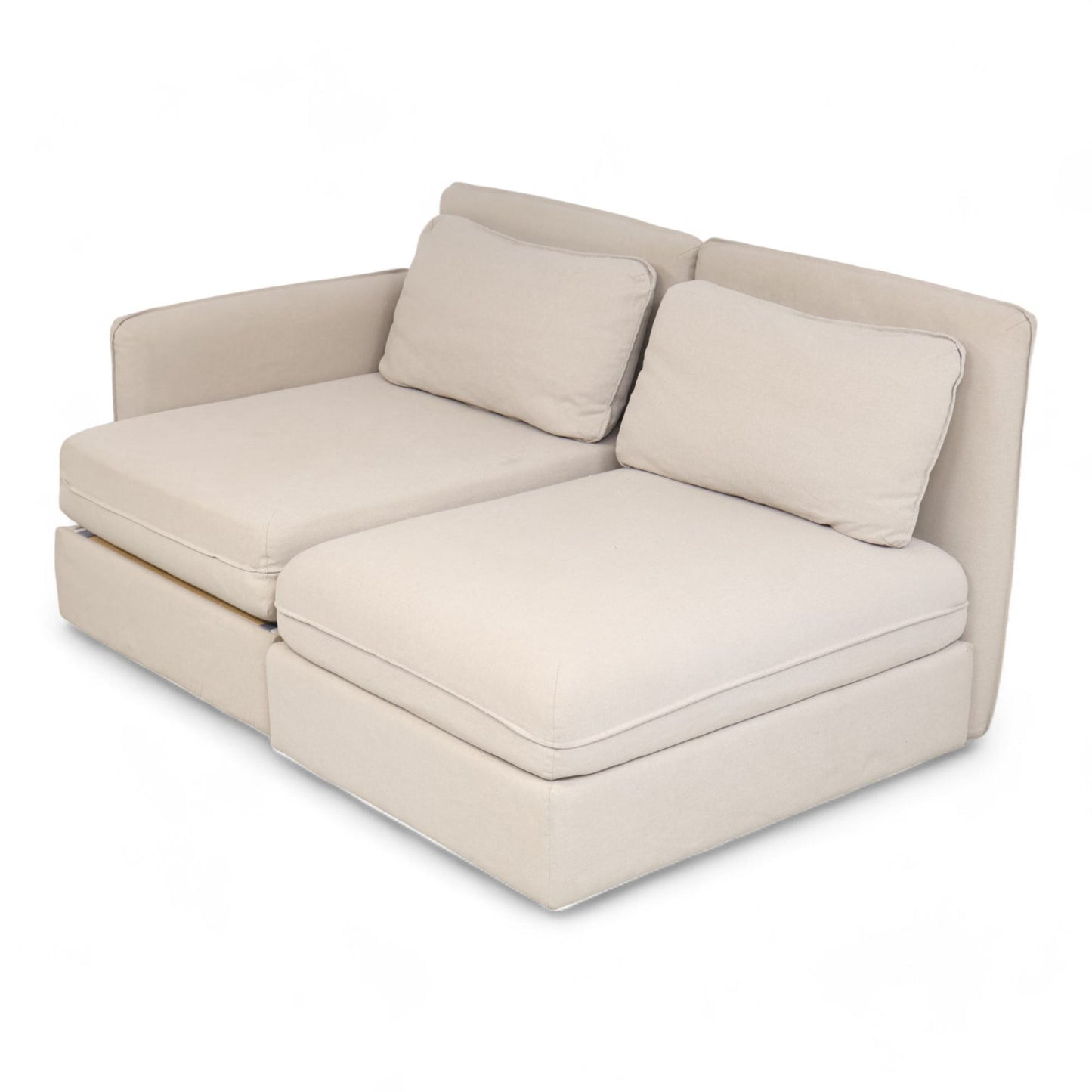 Nyrenset | Beige Ikea Vallentuna 2-seter sovesofa