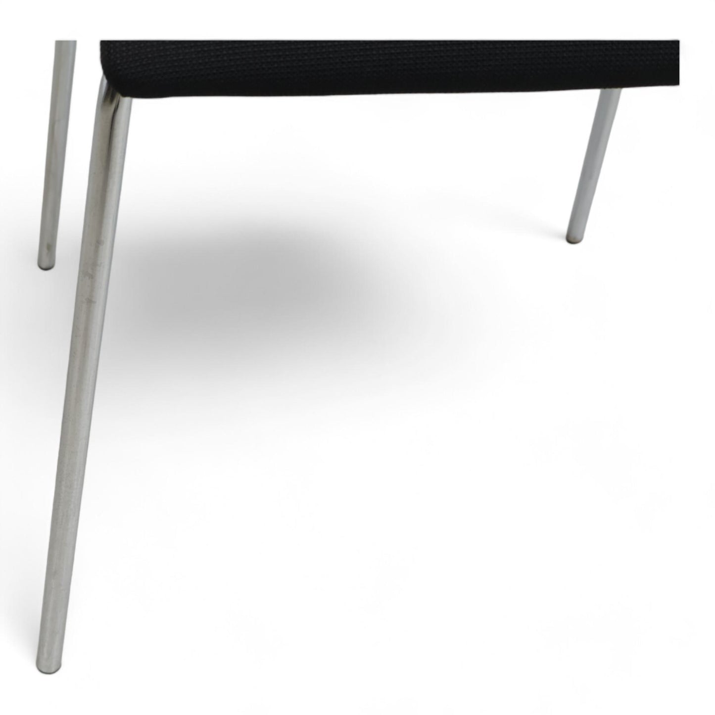 Konferansestol Brooks Mørk grå, stoff, alugrå