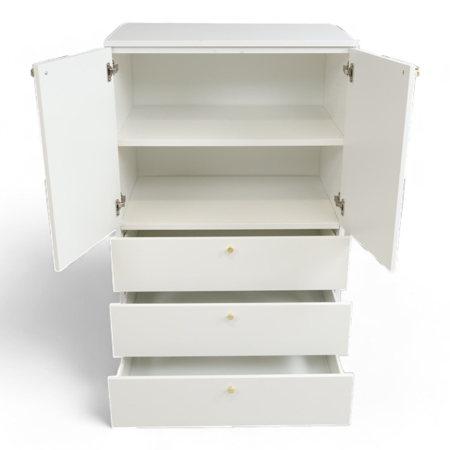 Hvit IKEA Platsa skap med skuffer