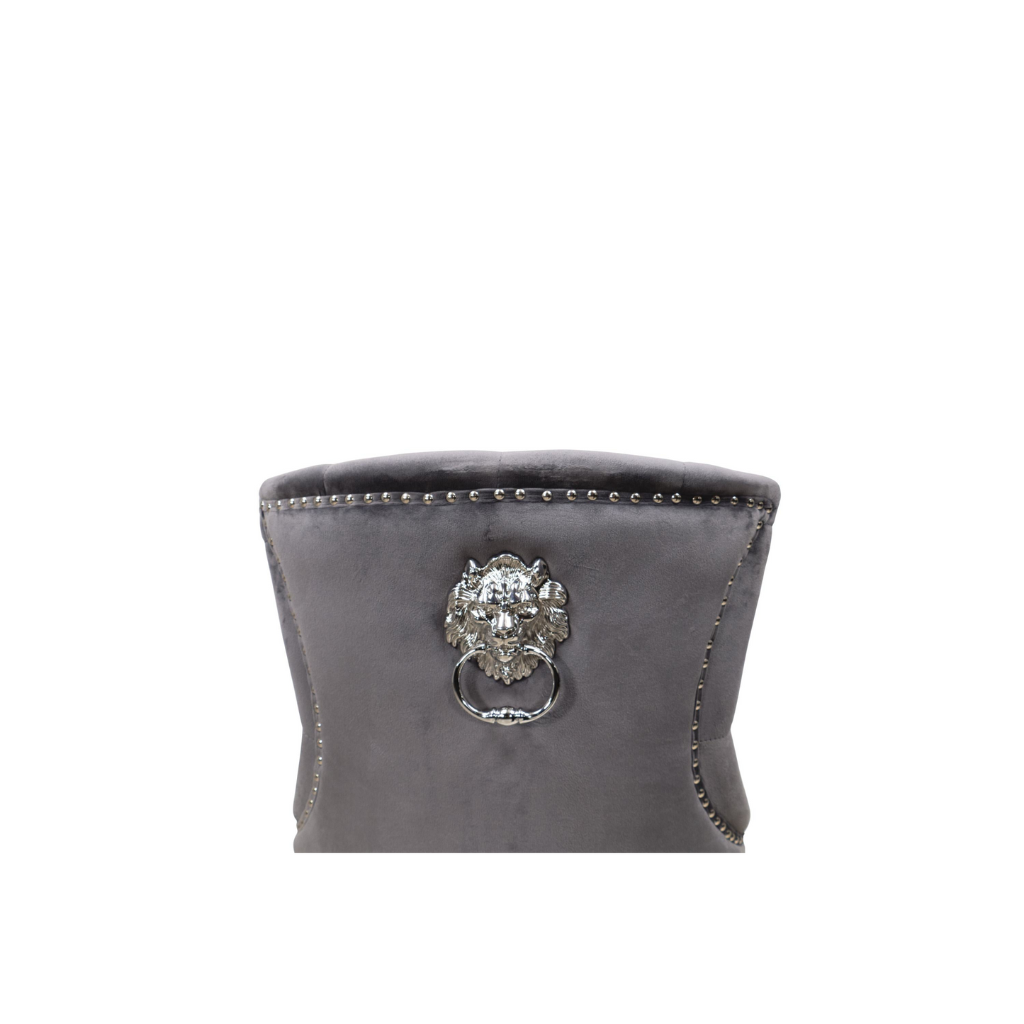 Megan spisestol fra A-Møbler, 55x65 cm, grå velour