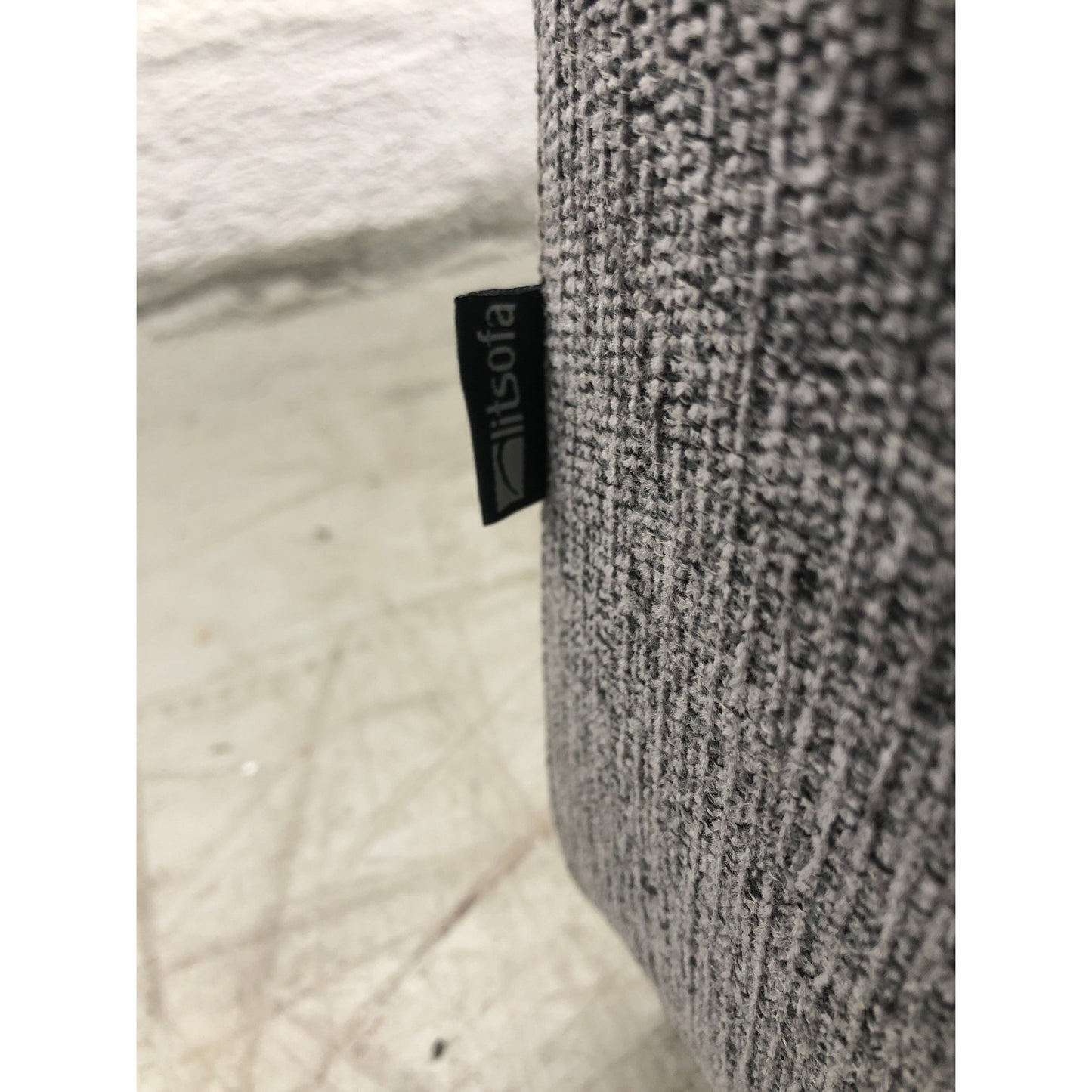 Litsofa hjørnesofa i grå