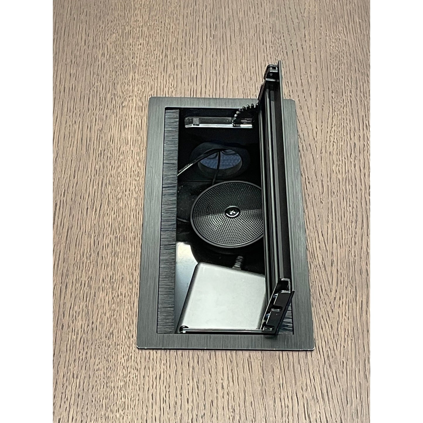 Trefarget møtebord, 360x90 cm