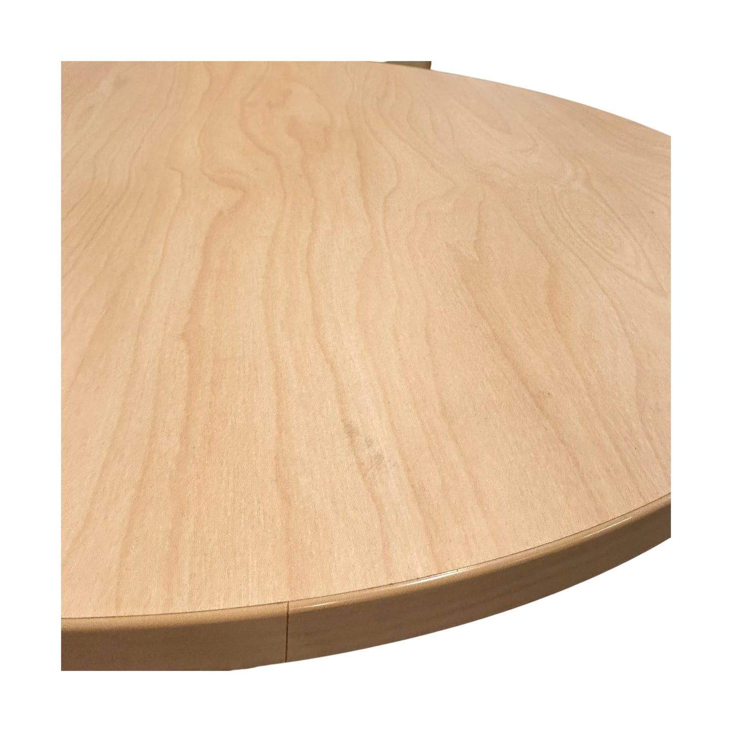 Rundt loungebord i lys tre, Ø70cm