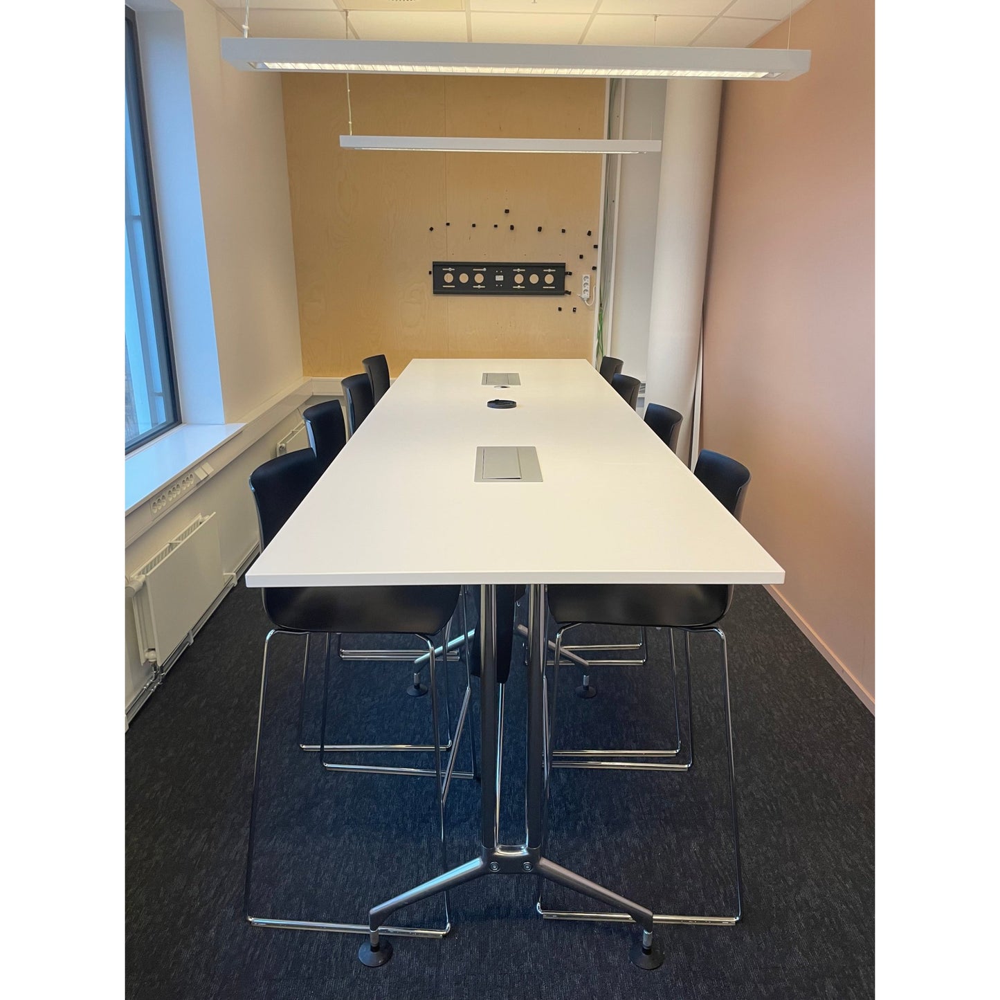 Vitra Medamorph barbord, hvit, 280x90 cm, 110 cm høy