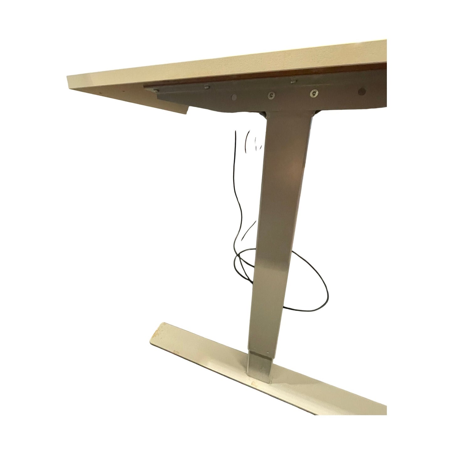 Pult elektrisk hev/senk skrivebord, hvit, 160x80 cm