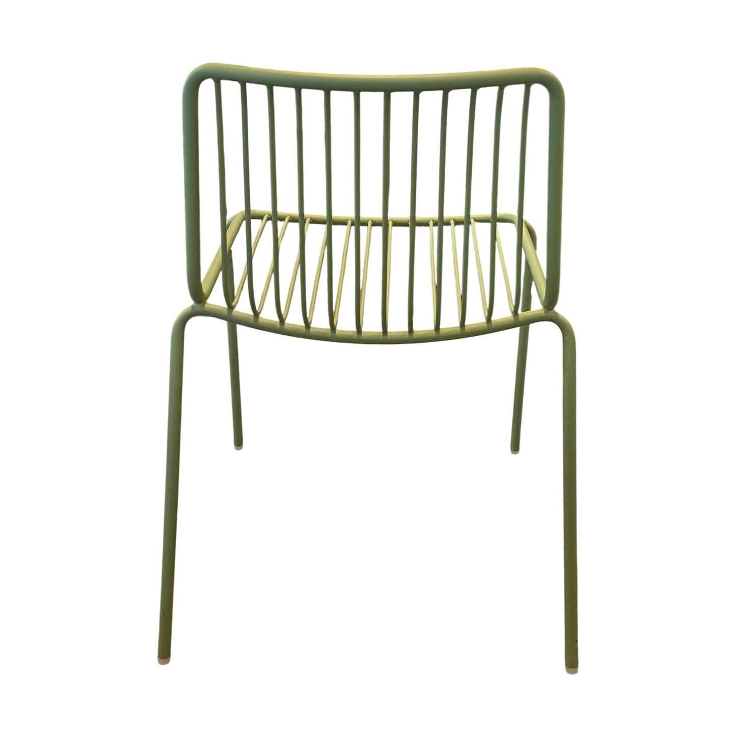 Grønn hagestol i metall