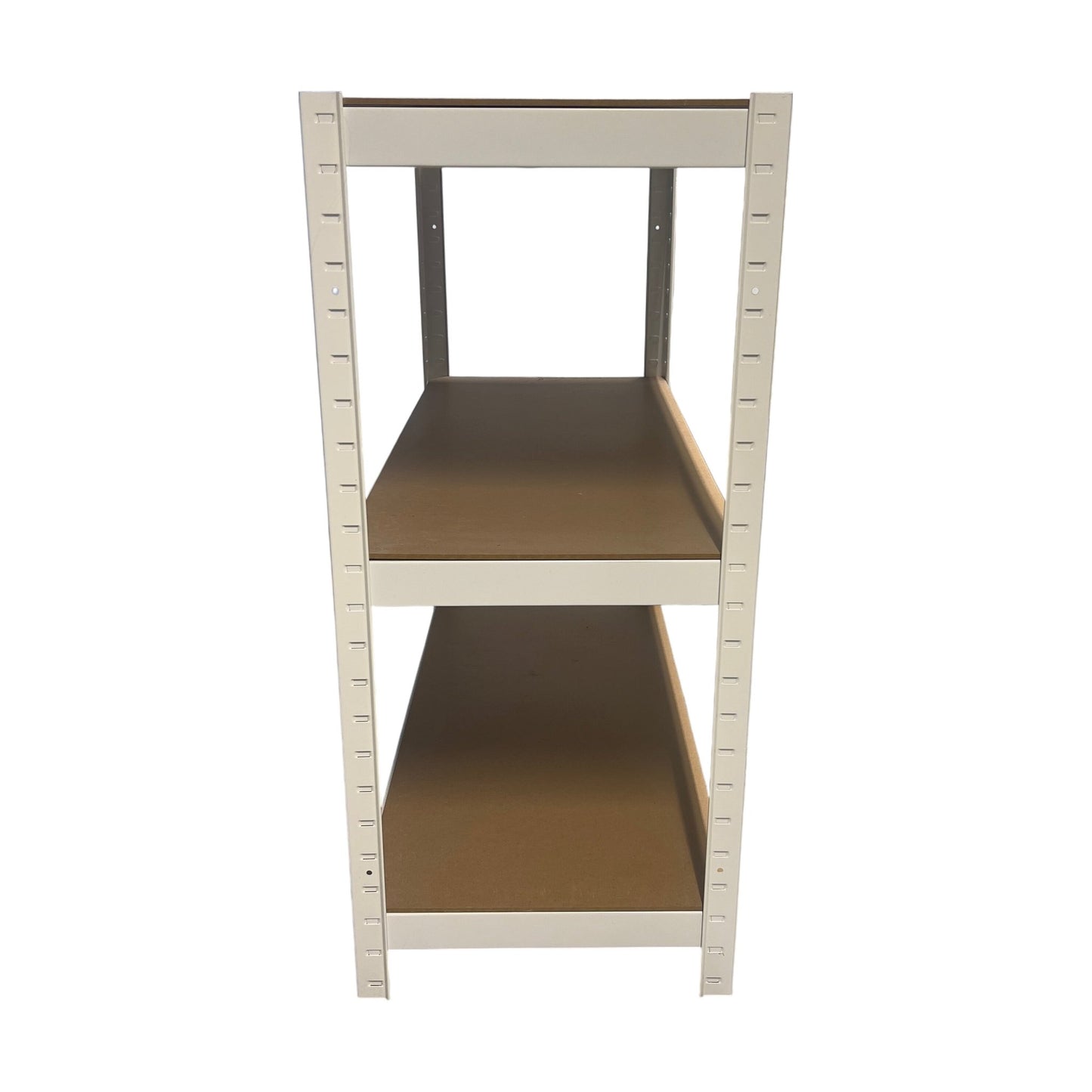 Hylle med treplater, hvit