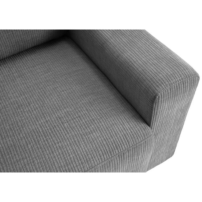 Cozy Sovesofa, 100 % polyester, grå