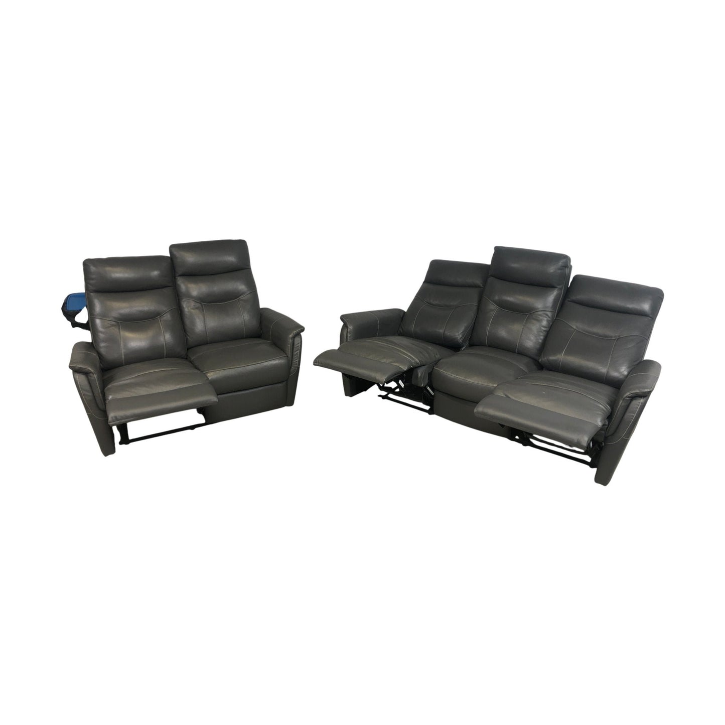 Orlando 2- og 3-seter sofagruppe, hud/PVC manuell recliner