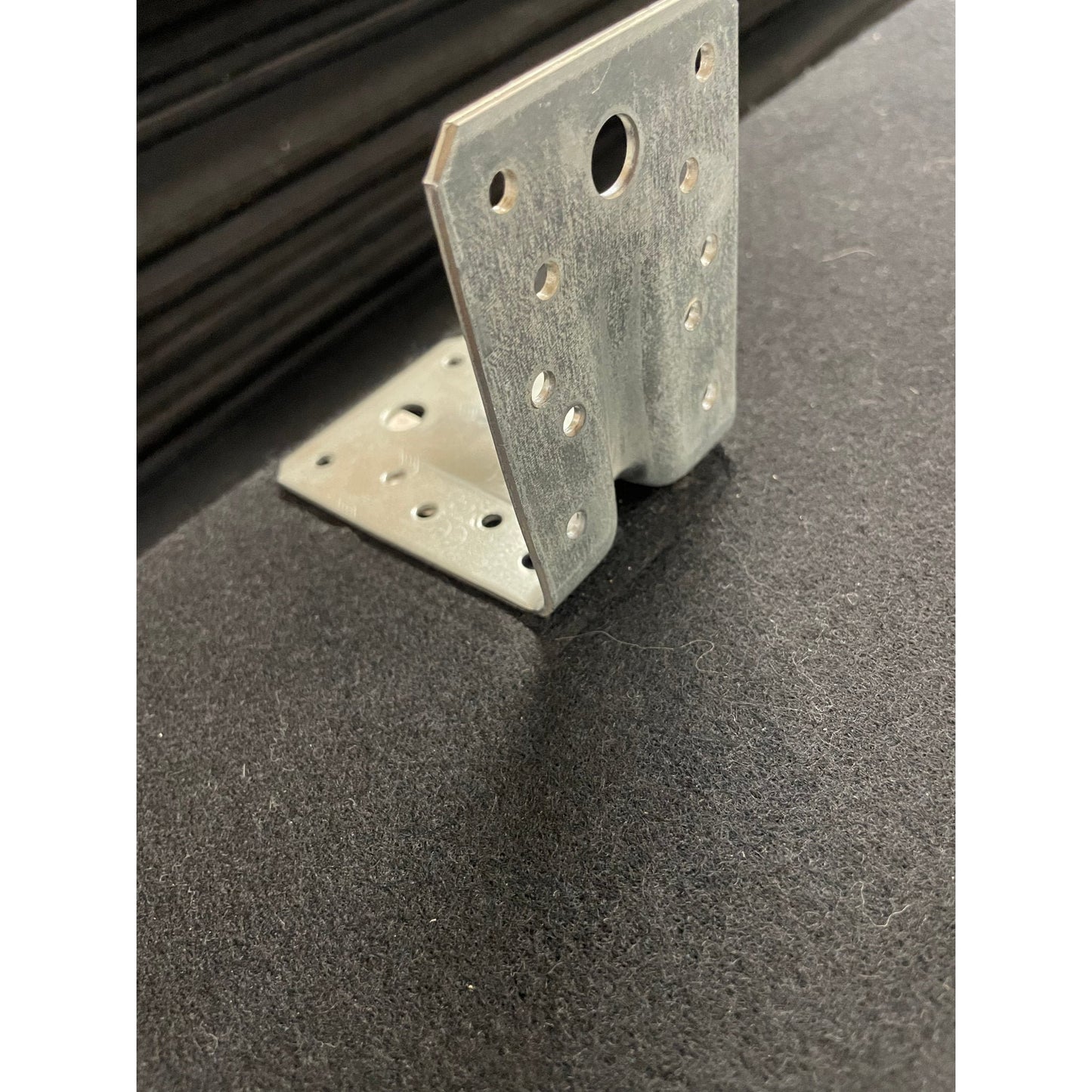 Bordskjerm, 140x67 cm, svart