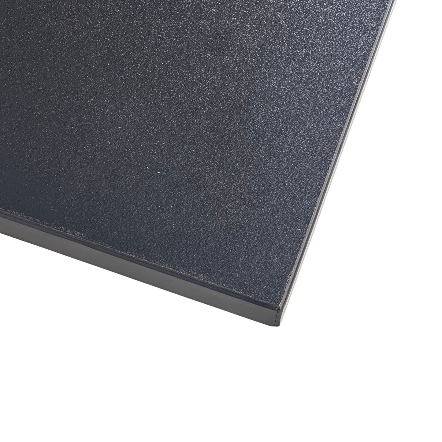 Elektrisk hev/senk skrivebord, helsort, 160cm