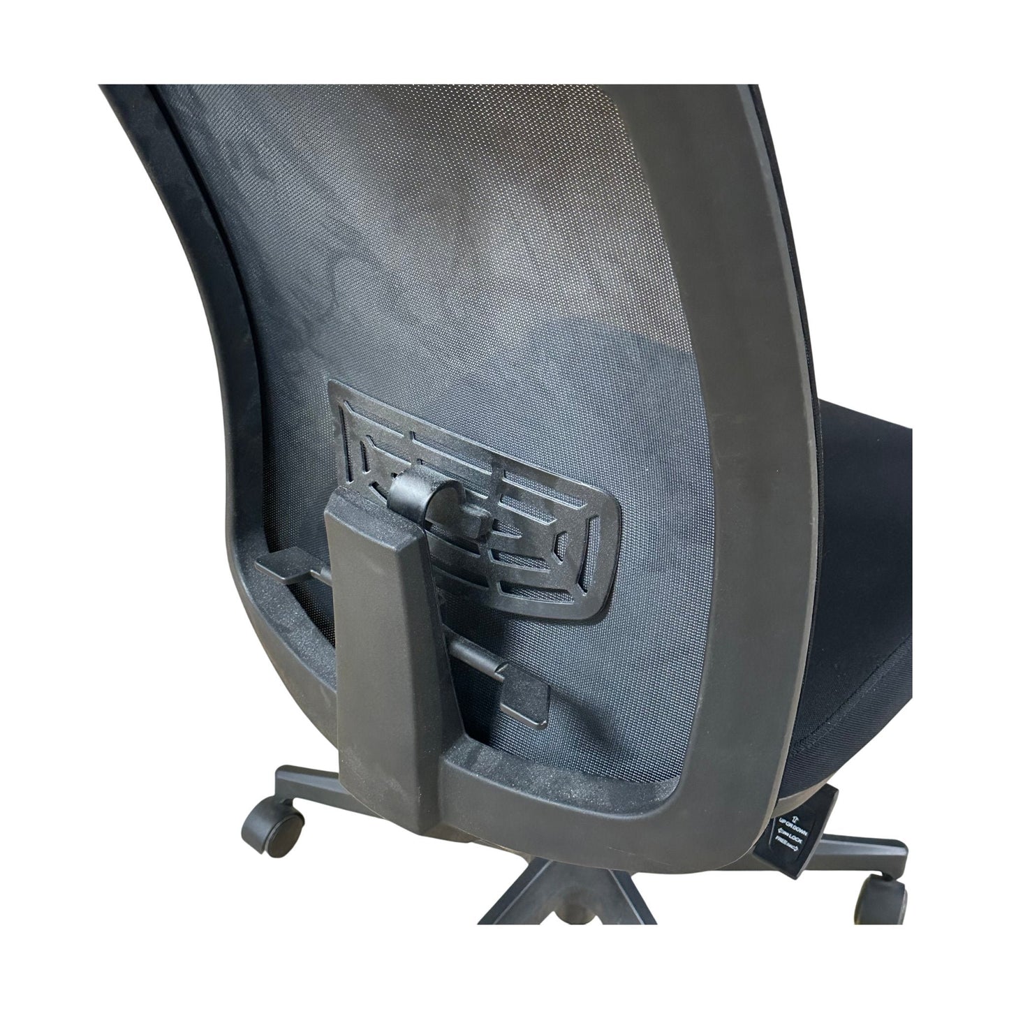 H2210N kontorstol uten armlener, svart