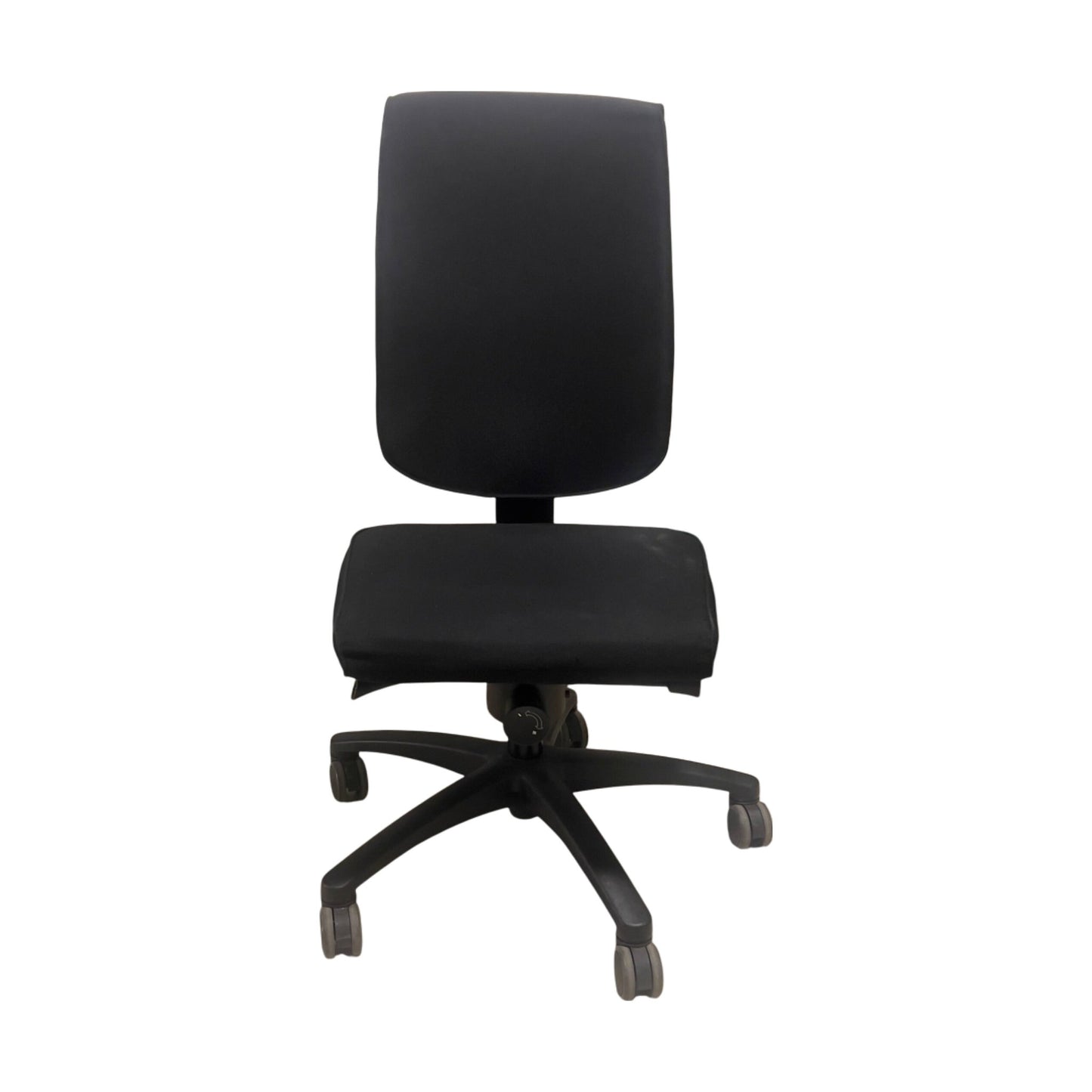 Kontorstol, sort stoff