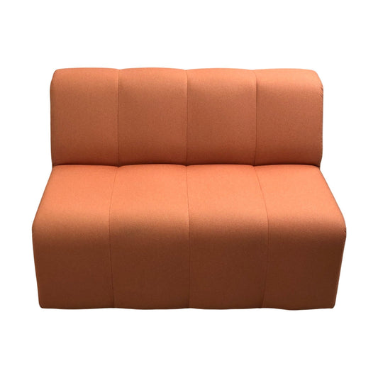 Lago 2-seter sofa fra VAD, oransje, lav rygg