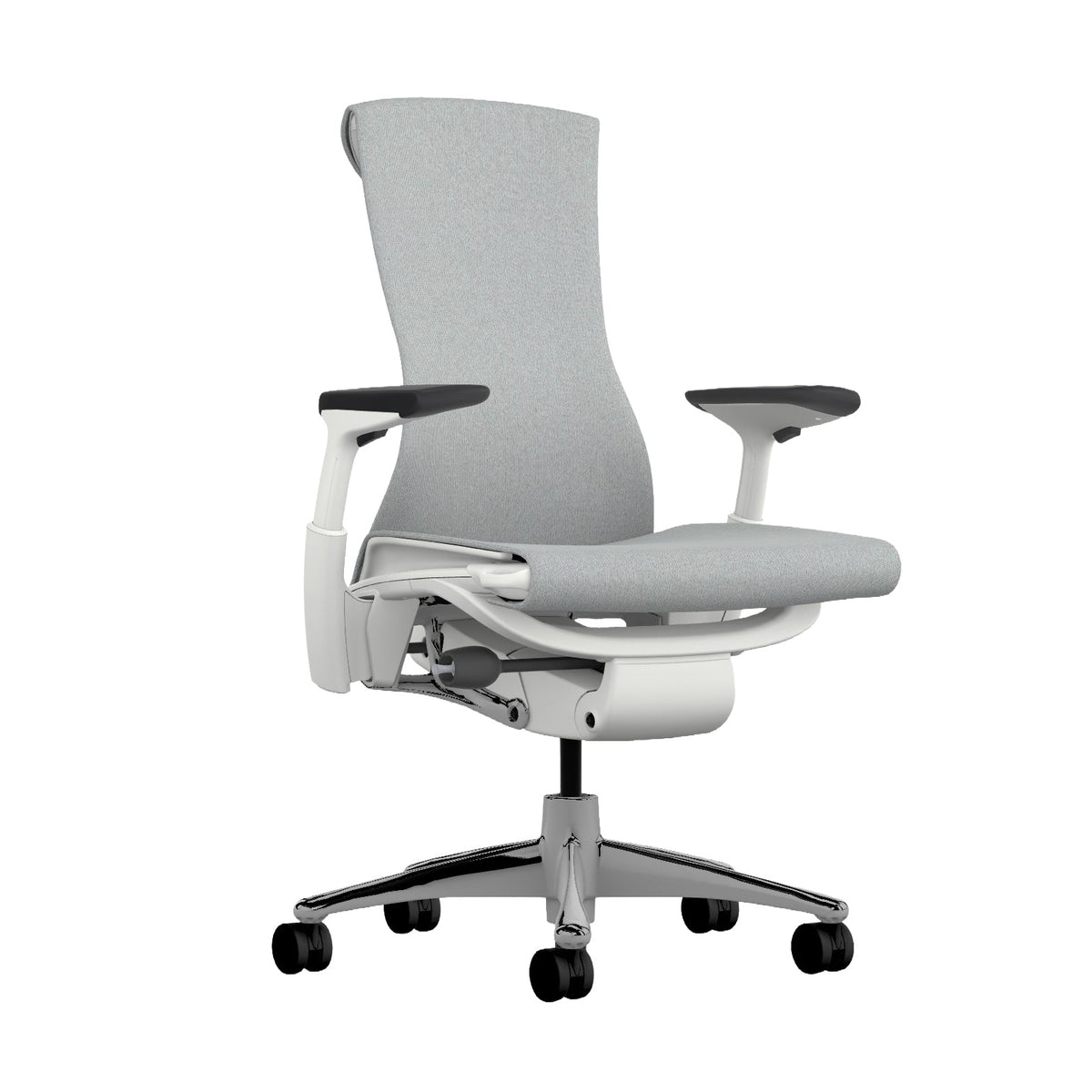 Embody kontorstol fra Herman Miller, hvit ramme