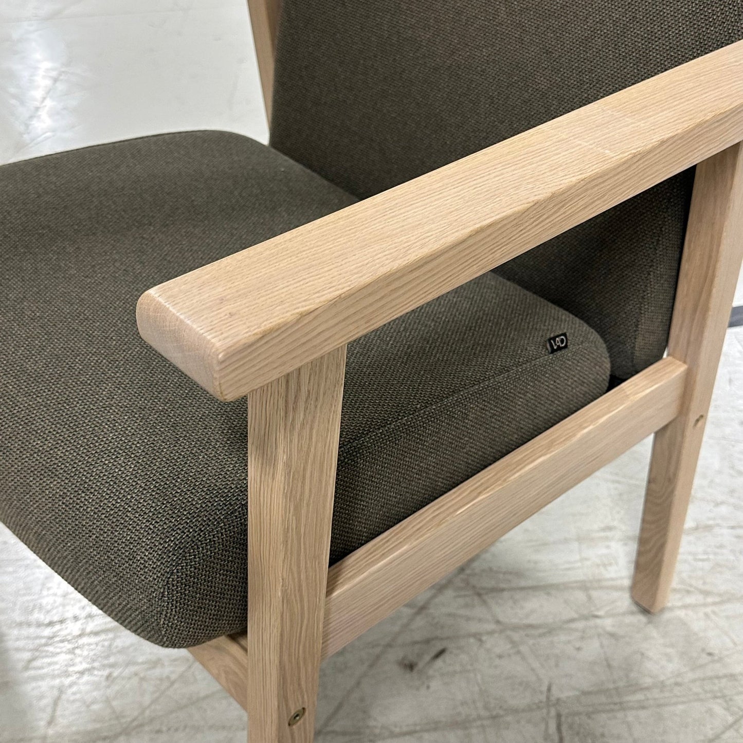 Zeta lenestol fra VAD, brun, lav rygg