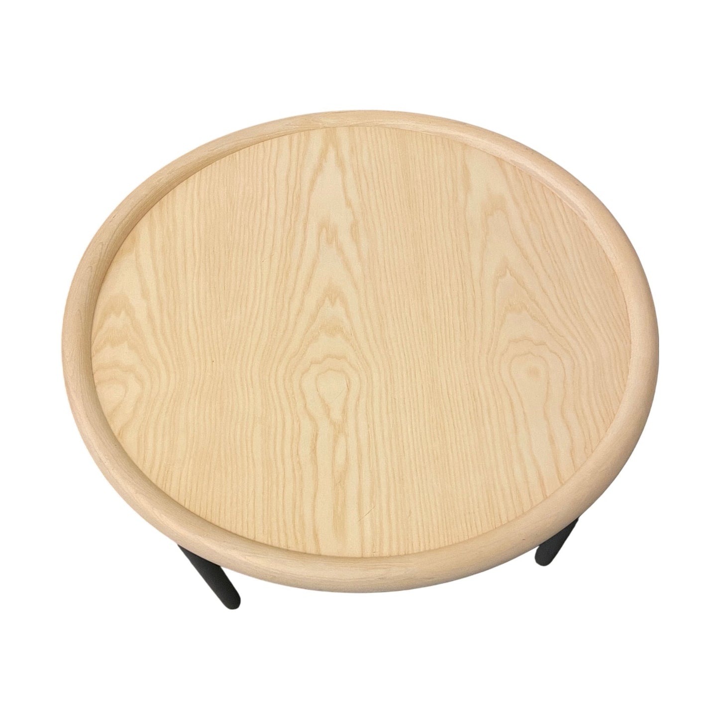 Sofabord i bjørk fra HM Home, beige, Ø70 cm