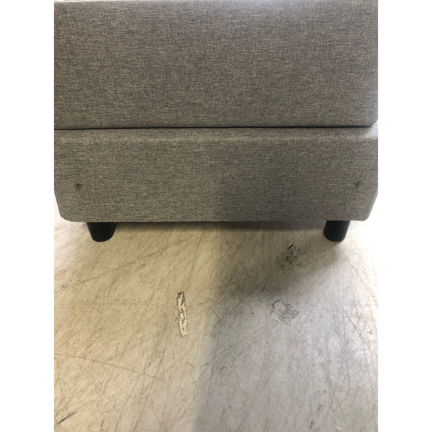 Juni kontinentalseng i polyester, grå