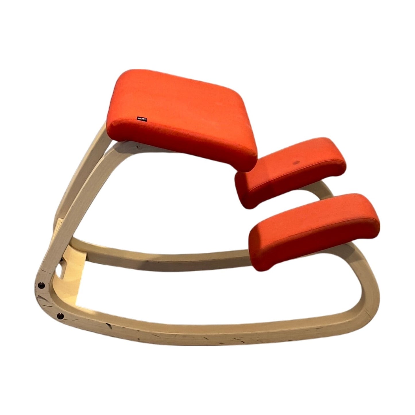 Balansestol i rød, Varier, ergonomisk
