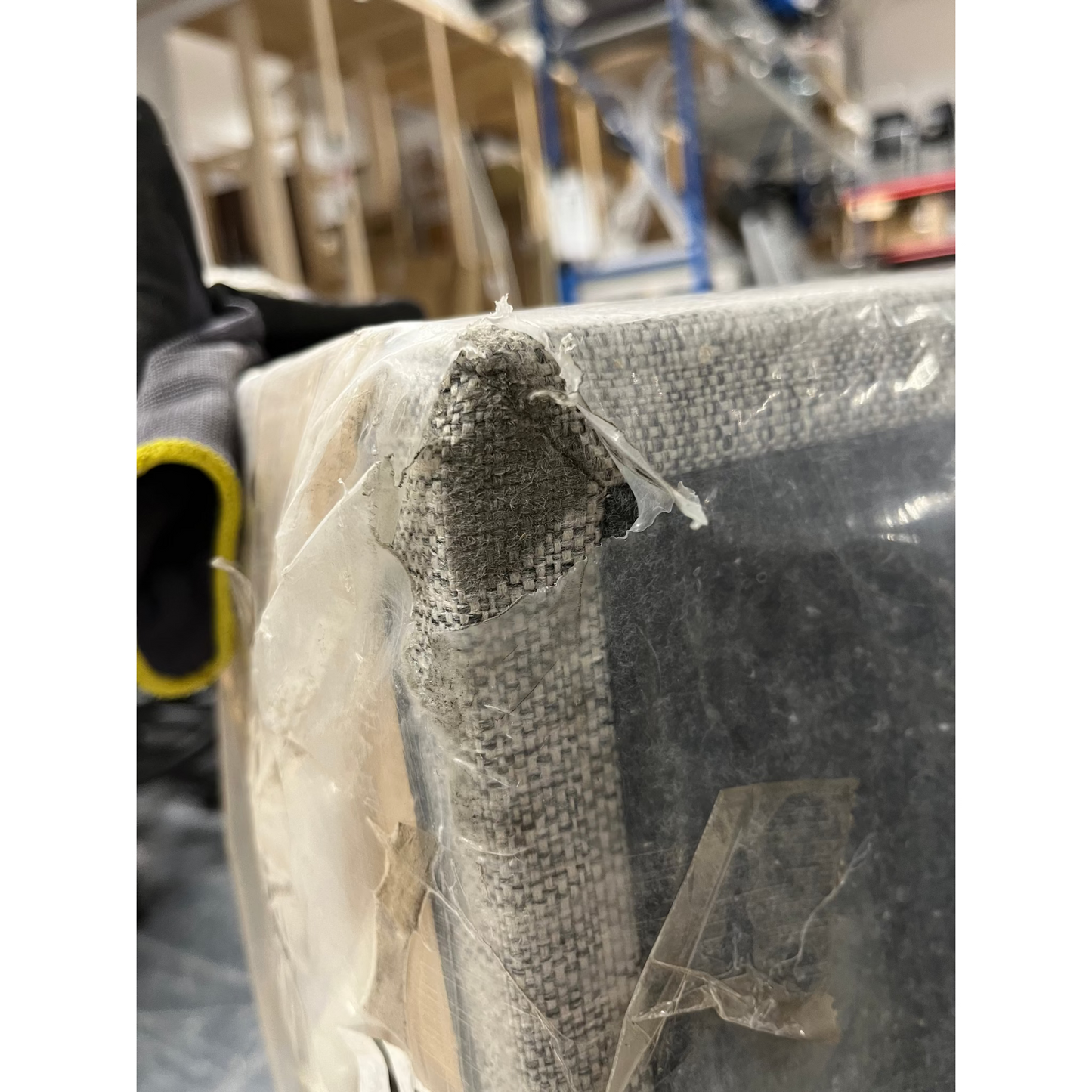 Kontinentalseng, Hdf av furu, Grå, 90x200 cm