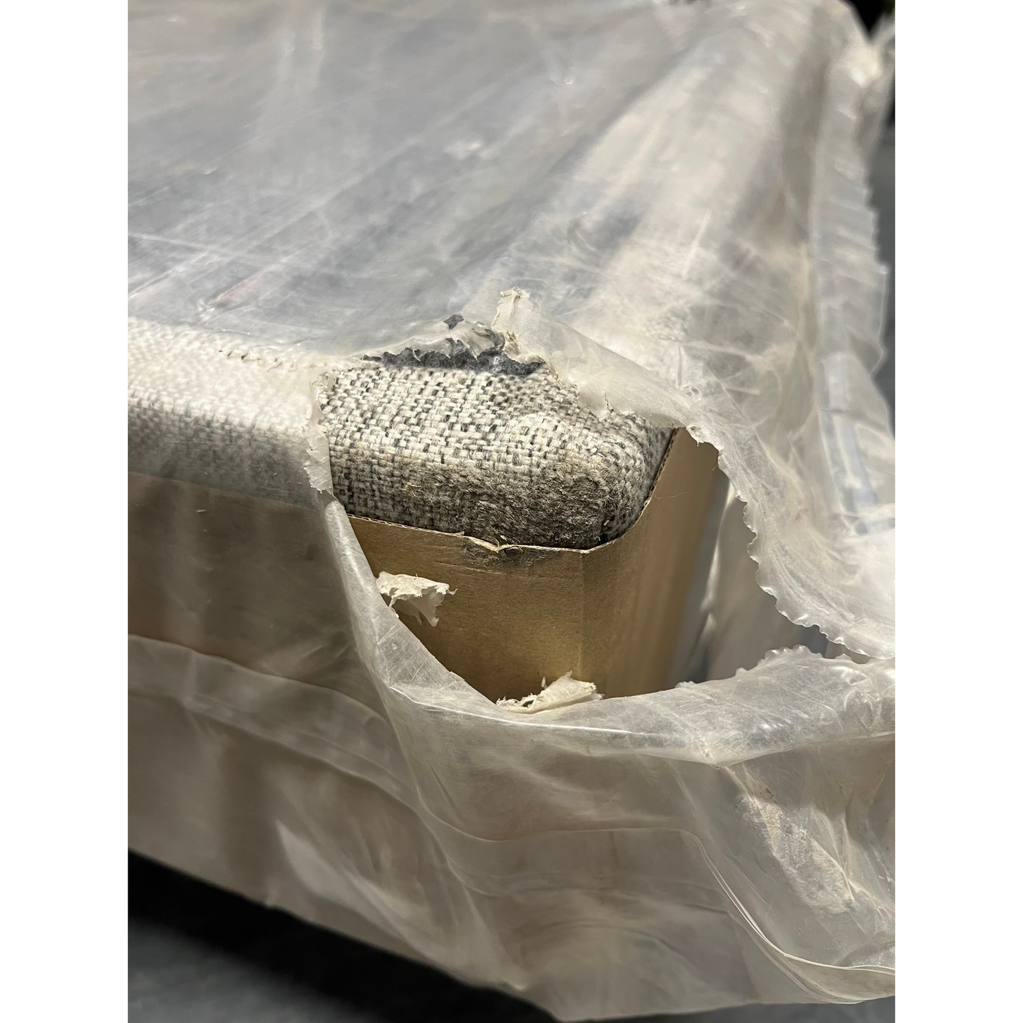 Kid Basic kontinentalseng grå, KUN SENGERAMME, 75x200cm