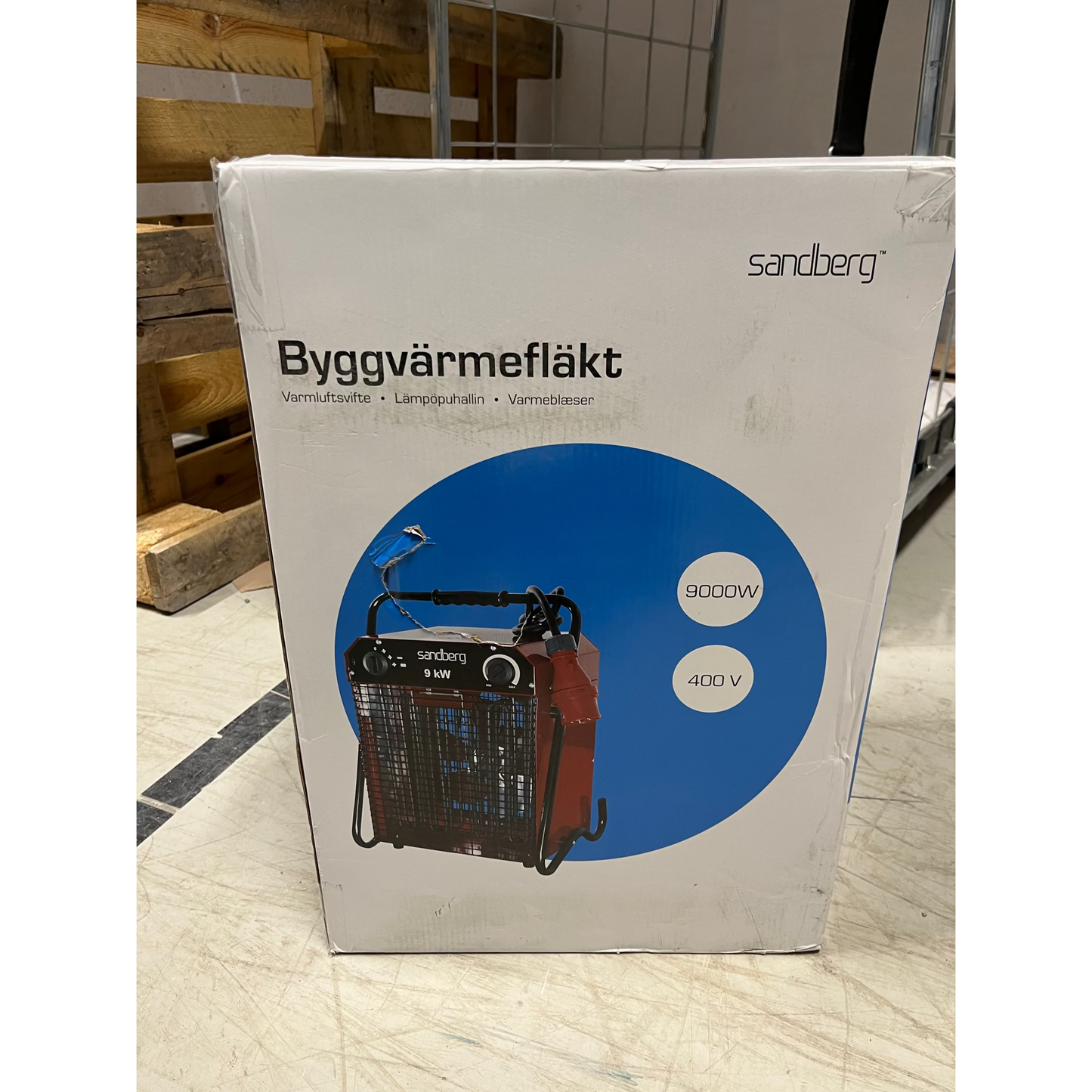 Vifteovn, 9 kw, krever 400V fra AJ Produkter