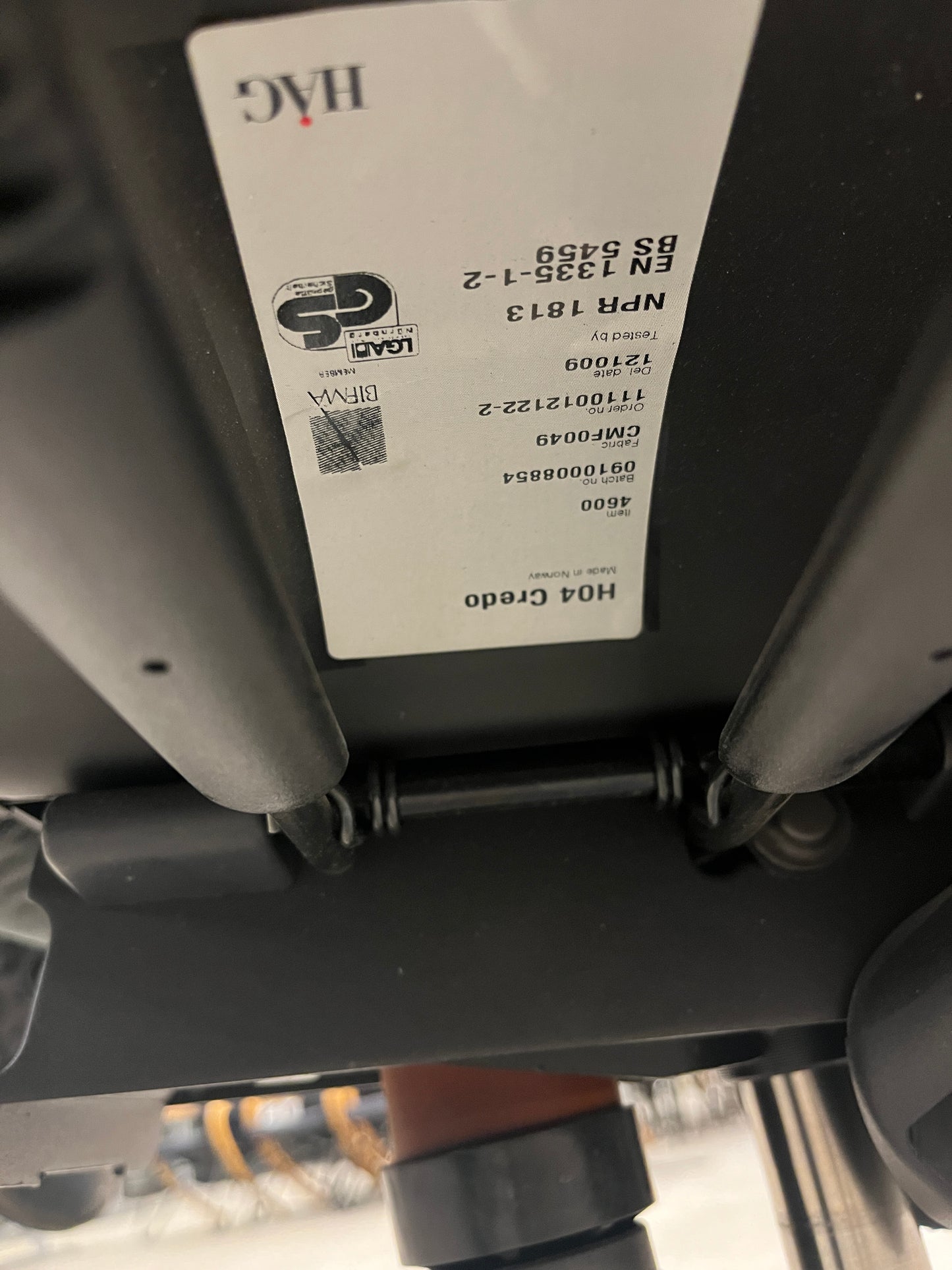 H04 Credo kontorstol fra HÅG