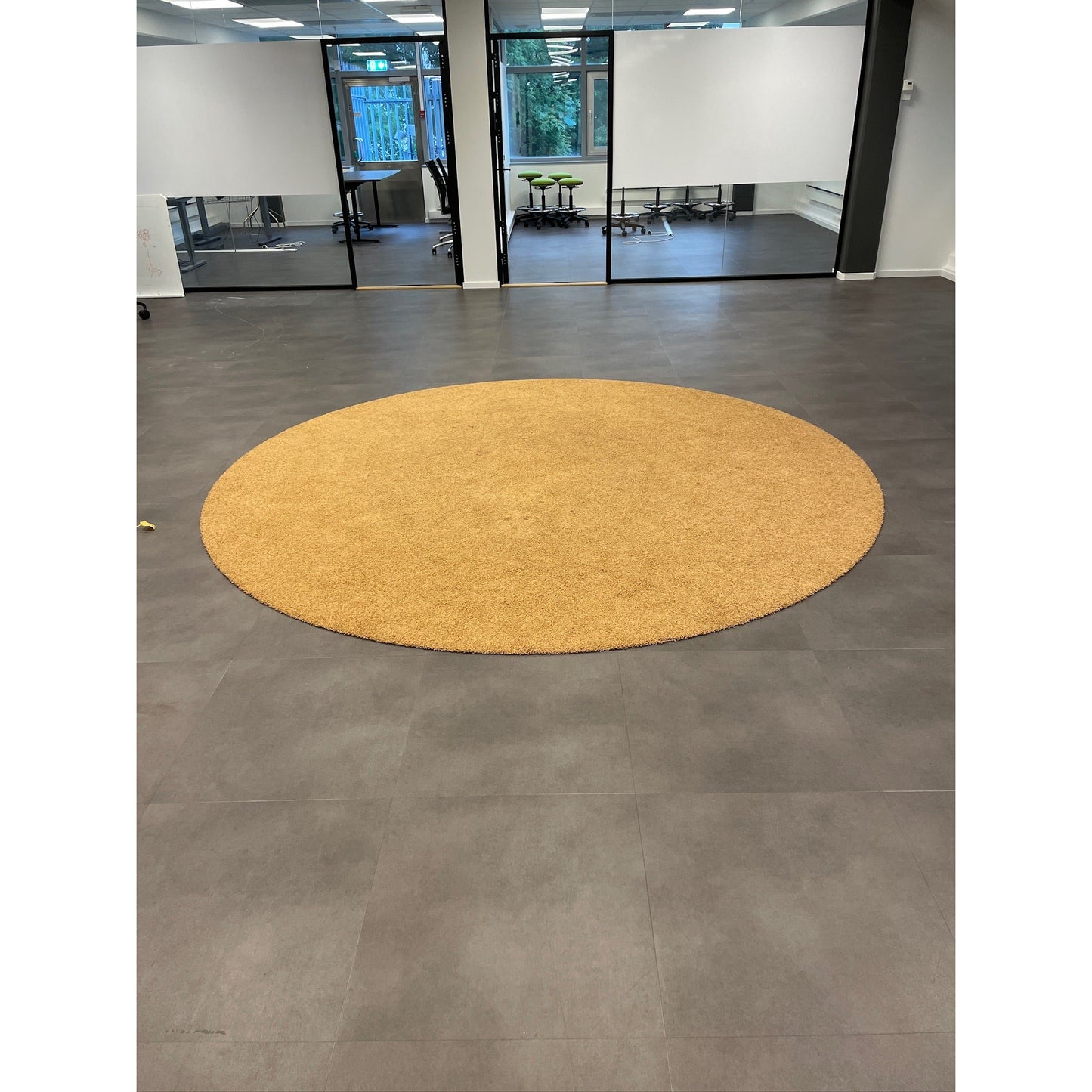 Loungeteppe fra Vorwerk i gul, 300x300 cm